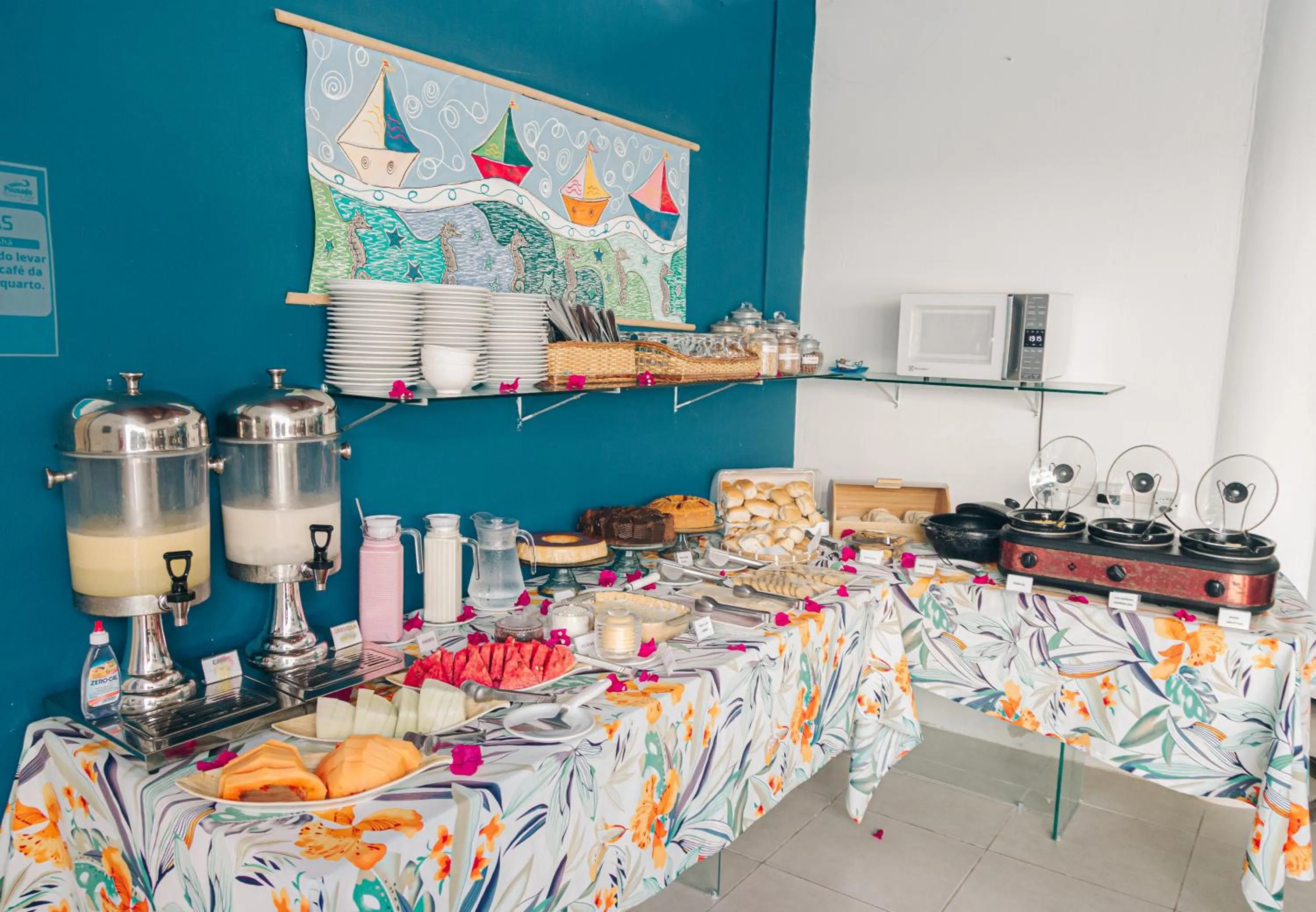 Breakfast in Pousada Recanto Porto de Galinhas