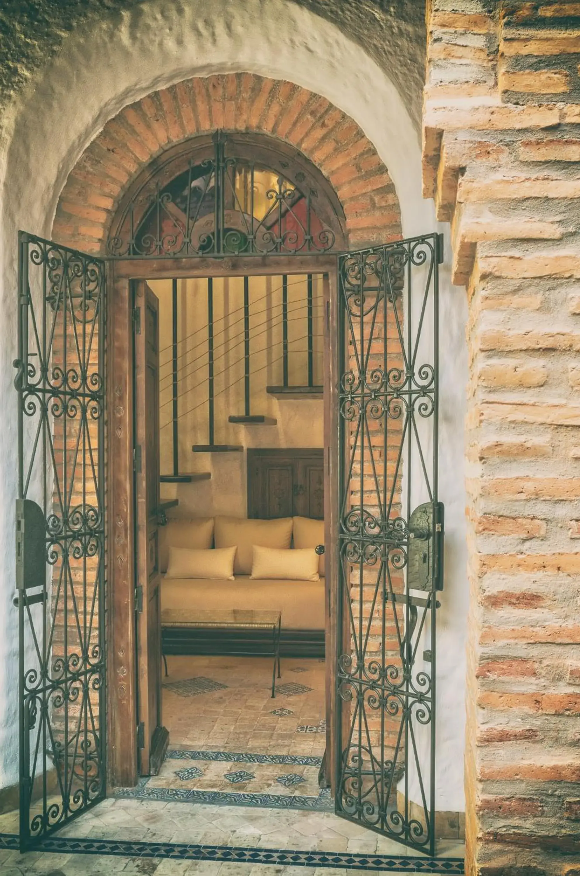 Facade/entrance in Riad Gharnata Facade/entrance in Riad Gharnata