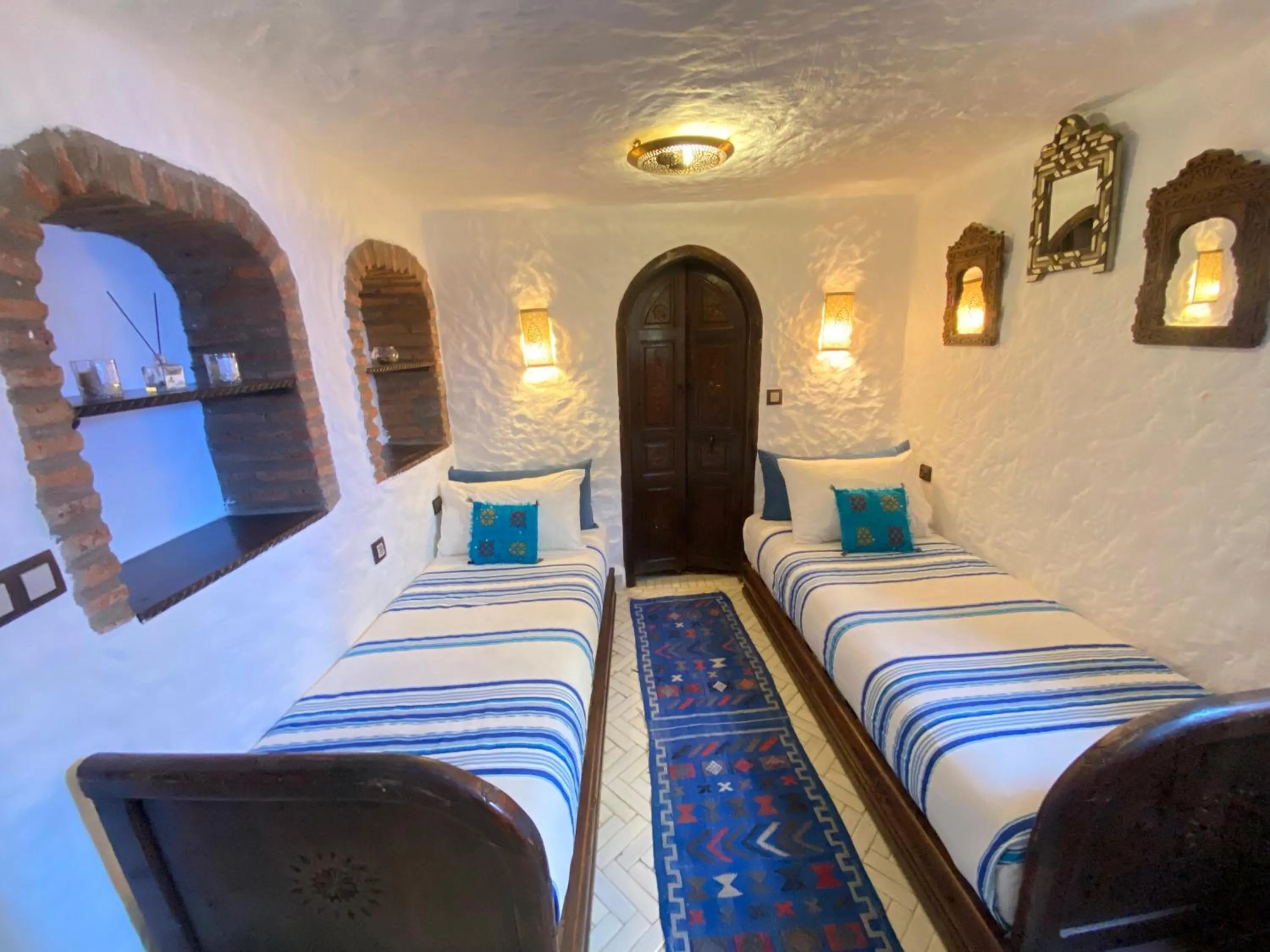 Bed in Riad Gharnata