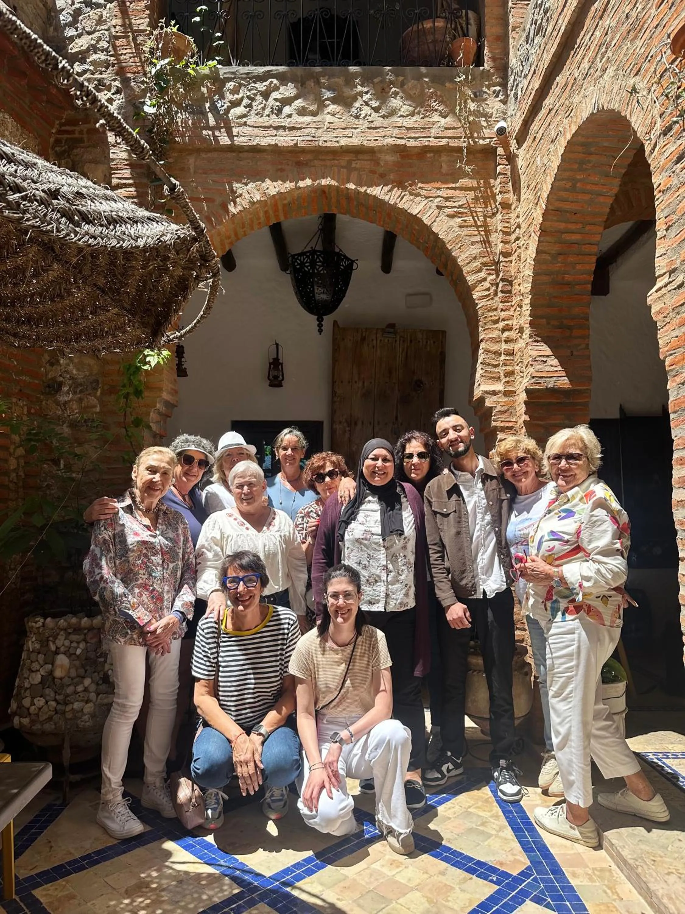 group of guests in Riad Gharnata