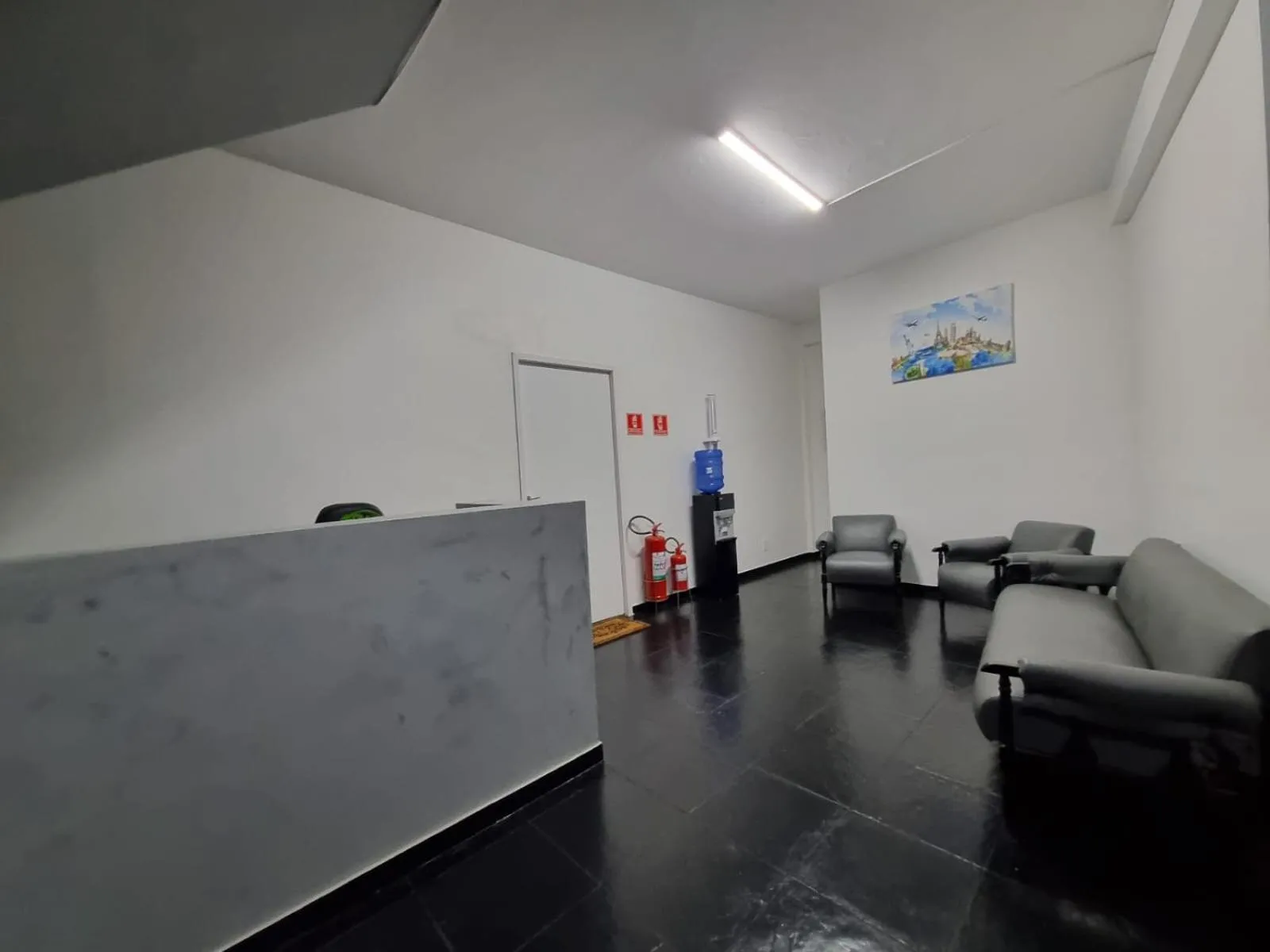 Lobby or reception in Villa Fátima Hostel GRU