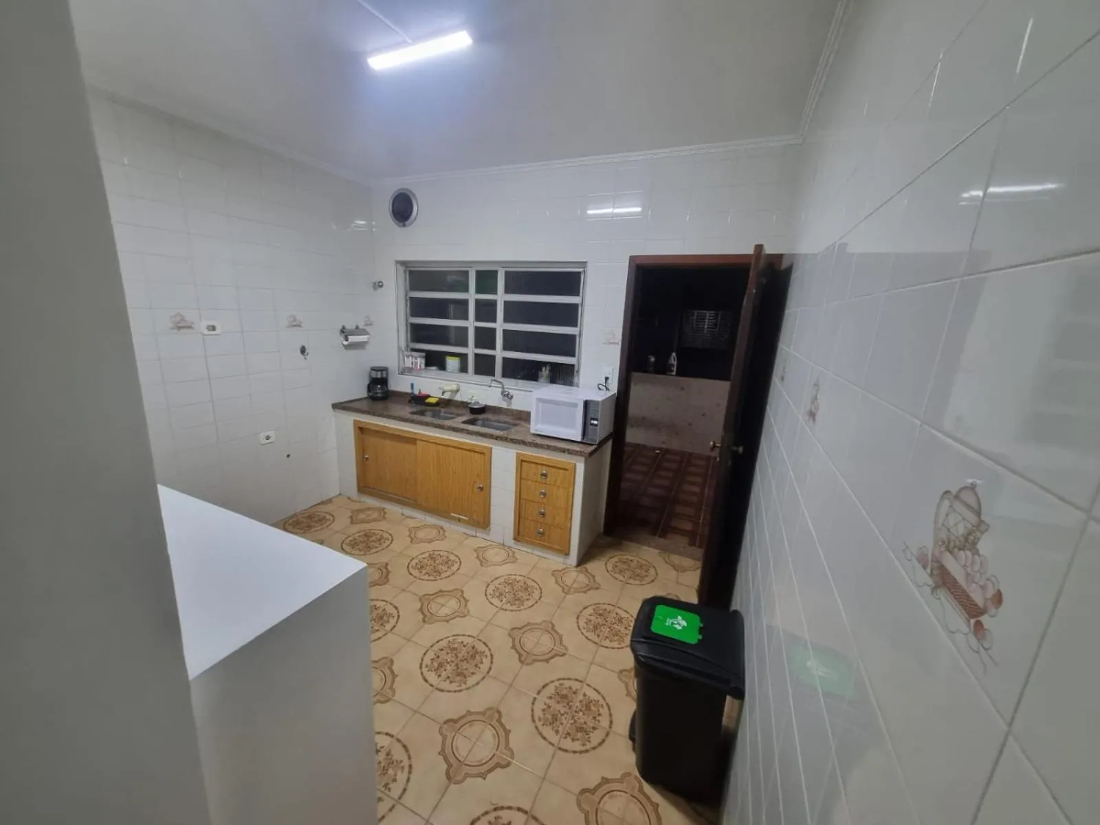 Kitchen or kitchenette in Villa Fátima Hostel GRU