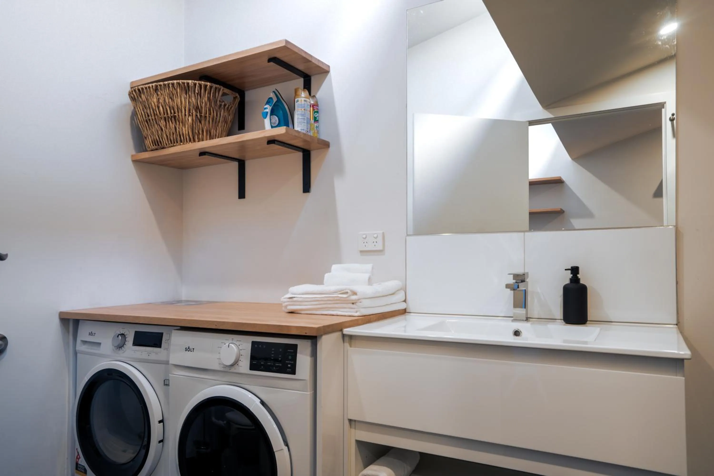 laundry in Urban Nook Serviced Apartments
