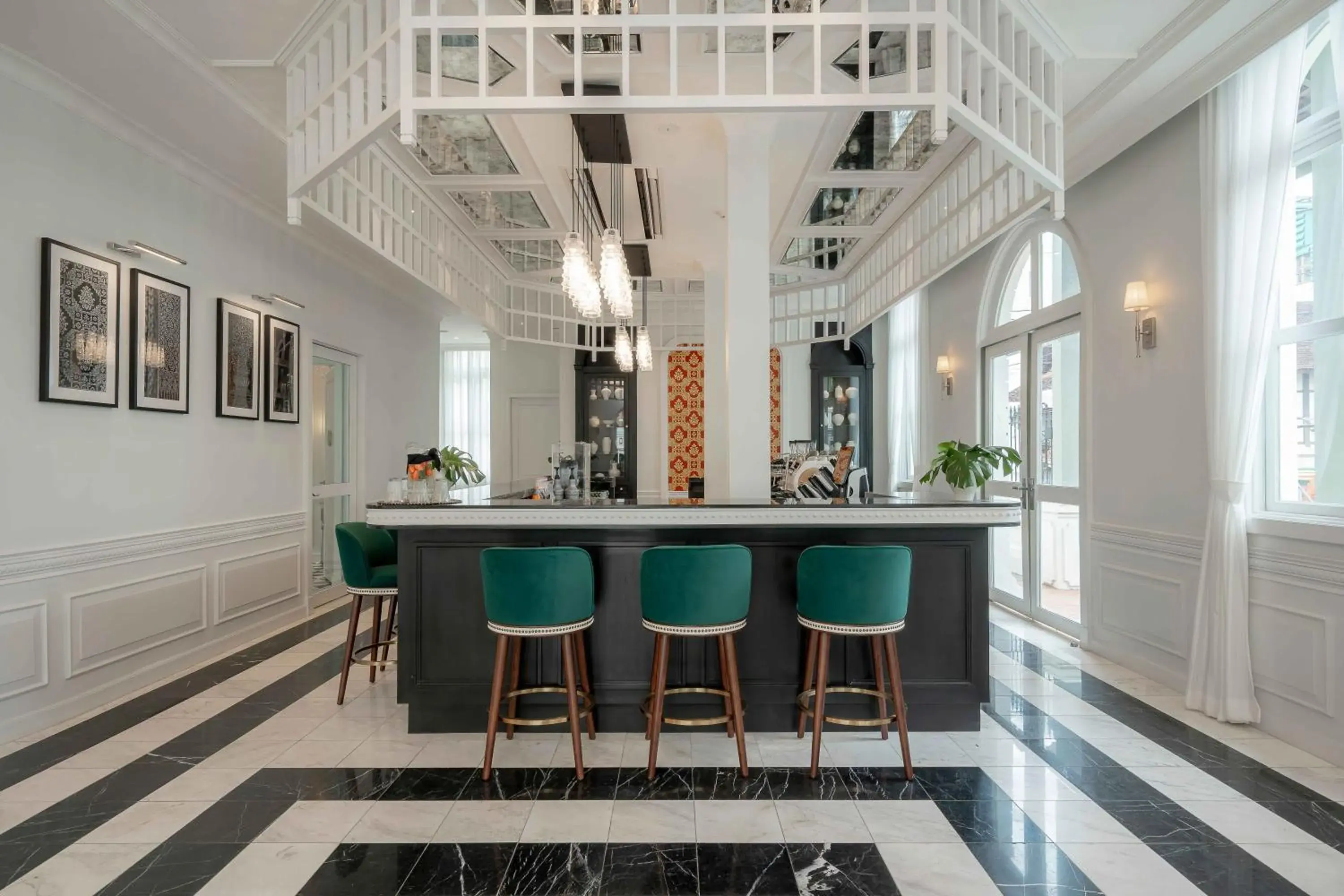 Lounge or bar in Souphattra Heritage Vientiane Lounge or bar in Souphattra Heritage Vientiane
