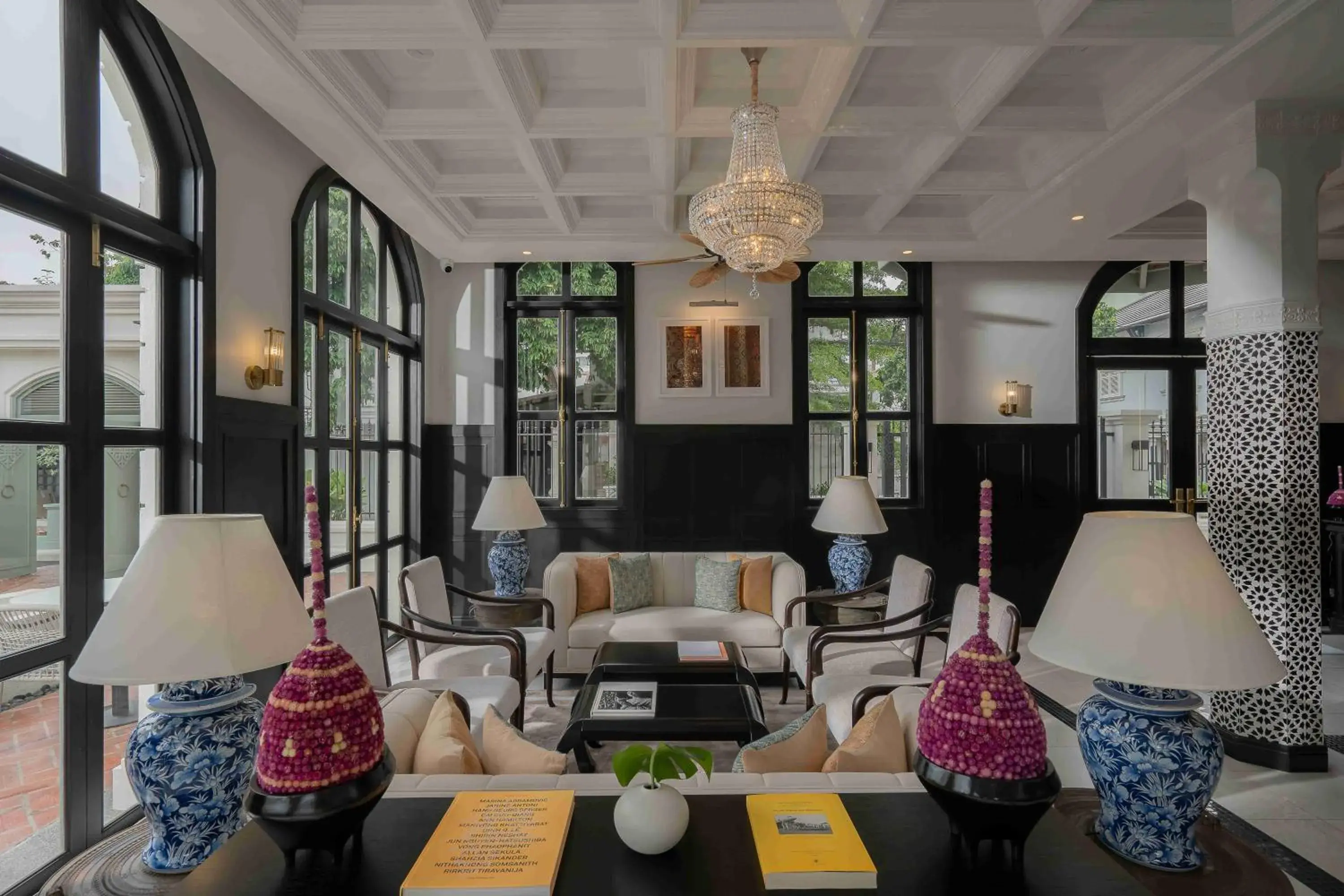 Lobby or reception in Souphattra Heritage Vientiane Lobby or reception in Souphattra Heritage Vientiane