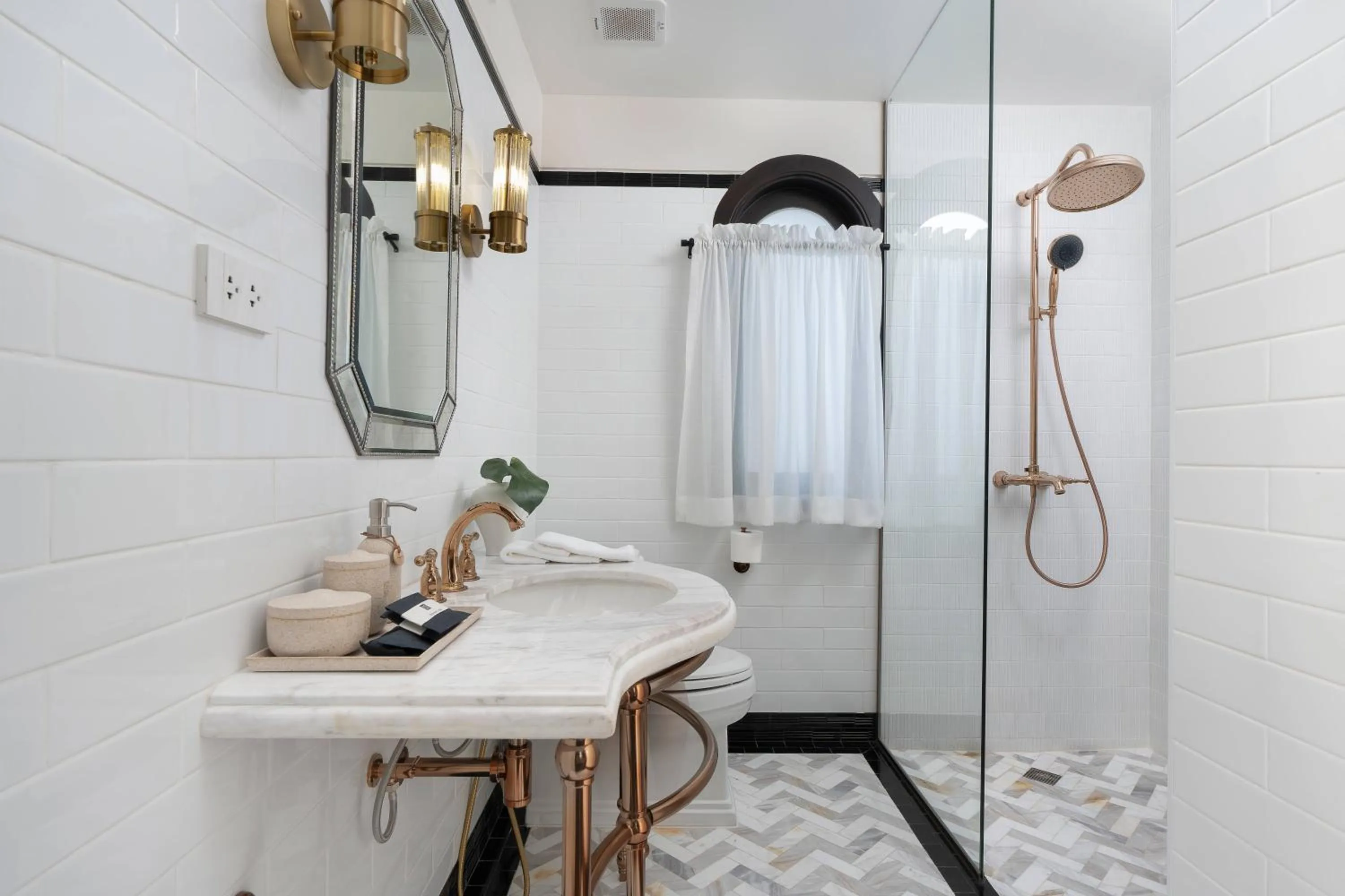 Bathroom in Souphattra Heritage Vientiane