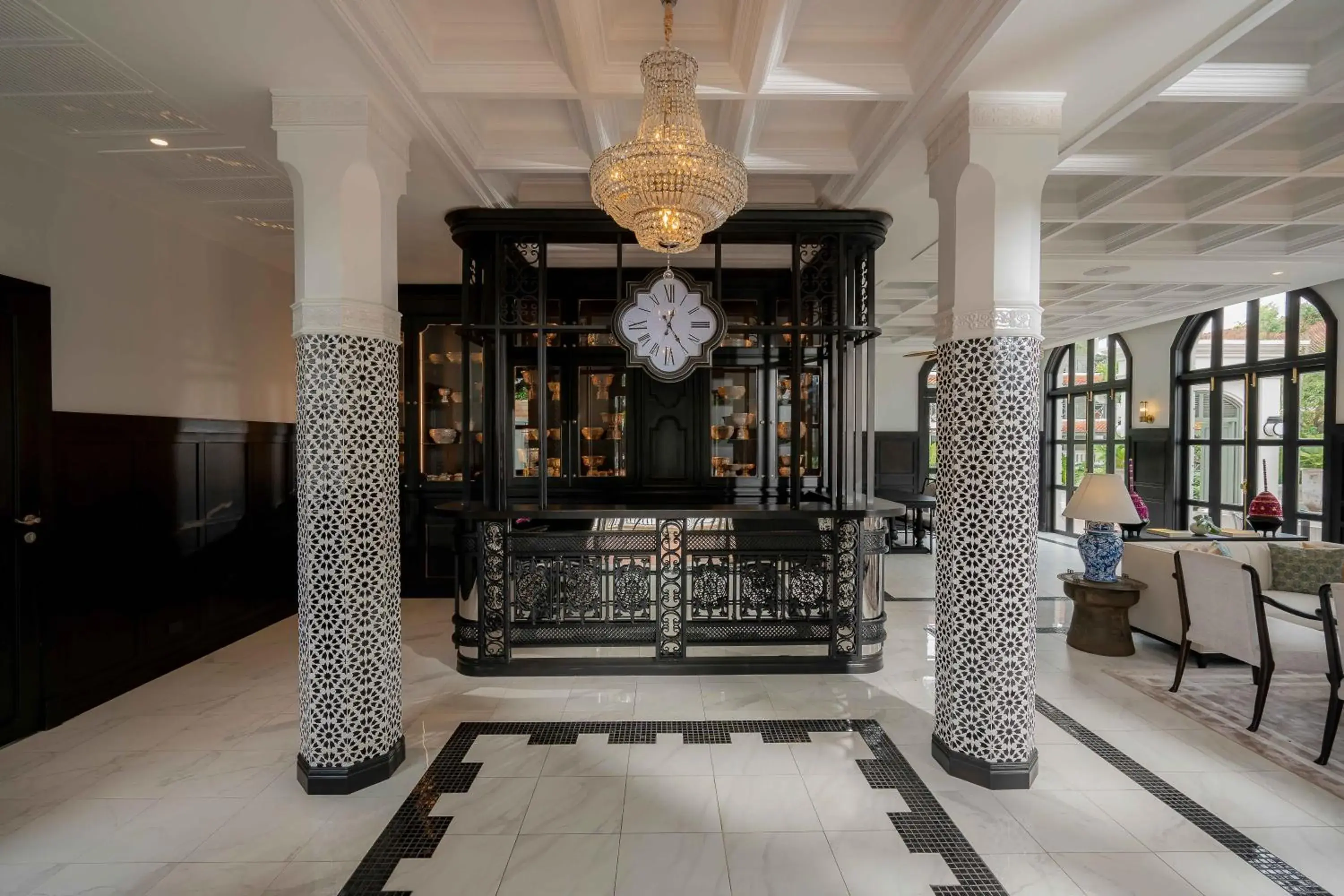 Lobby or reception in Souphattra Heritage Vientiane Lobby or reception in Souphattra Heritage Vientiane