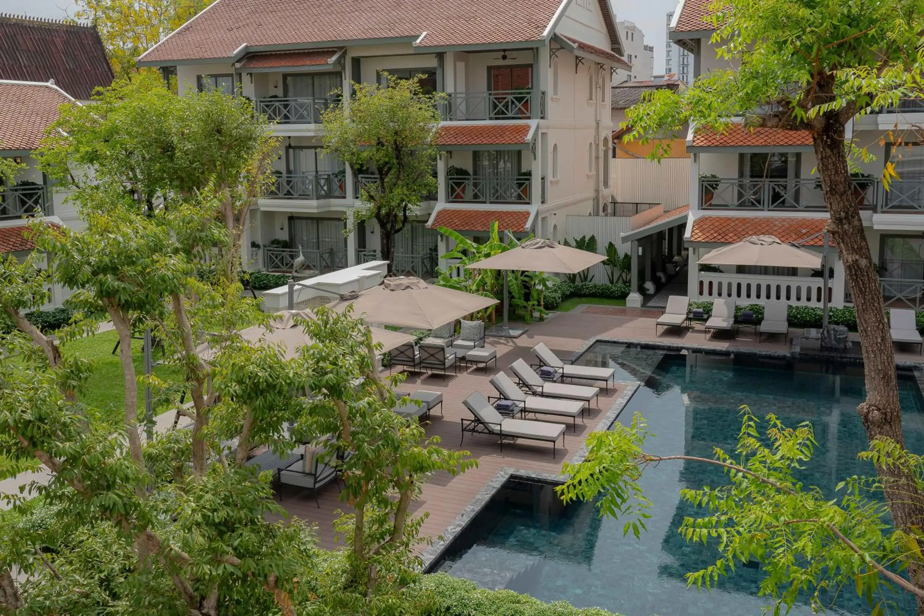 Bird's eye view in Souphattra Heritage Vientiane Bird's eye view in Souphattra Heritage Vientiane