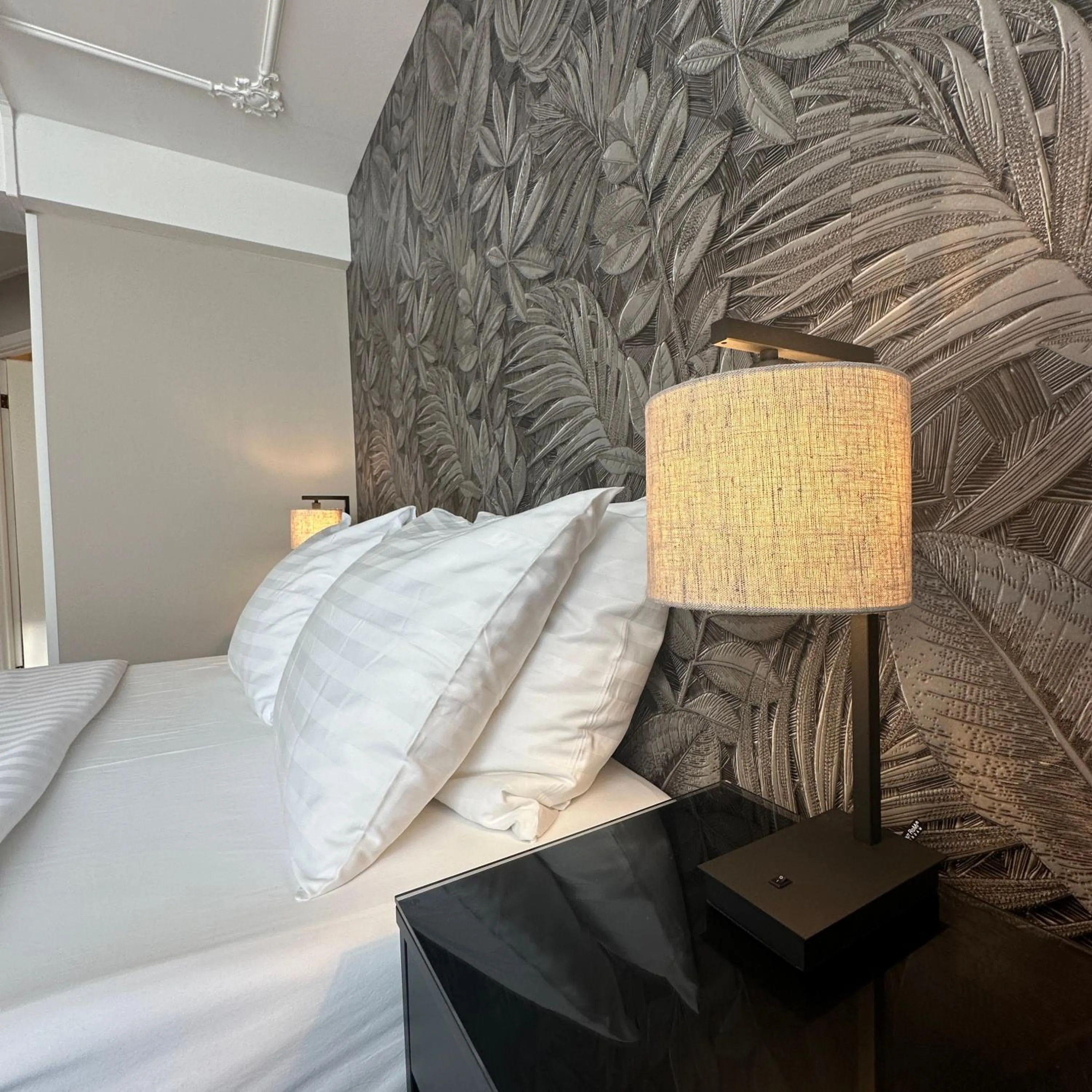 Bed in Hotel Grand Canal