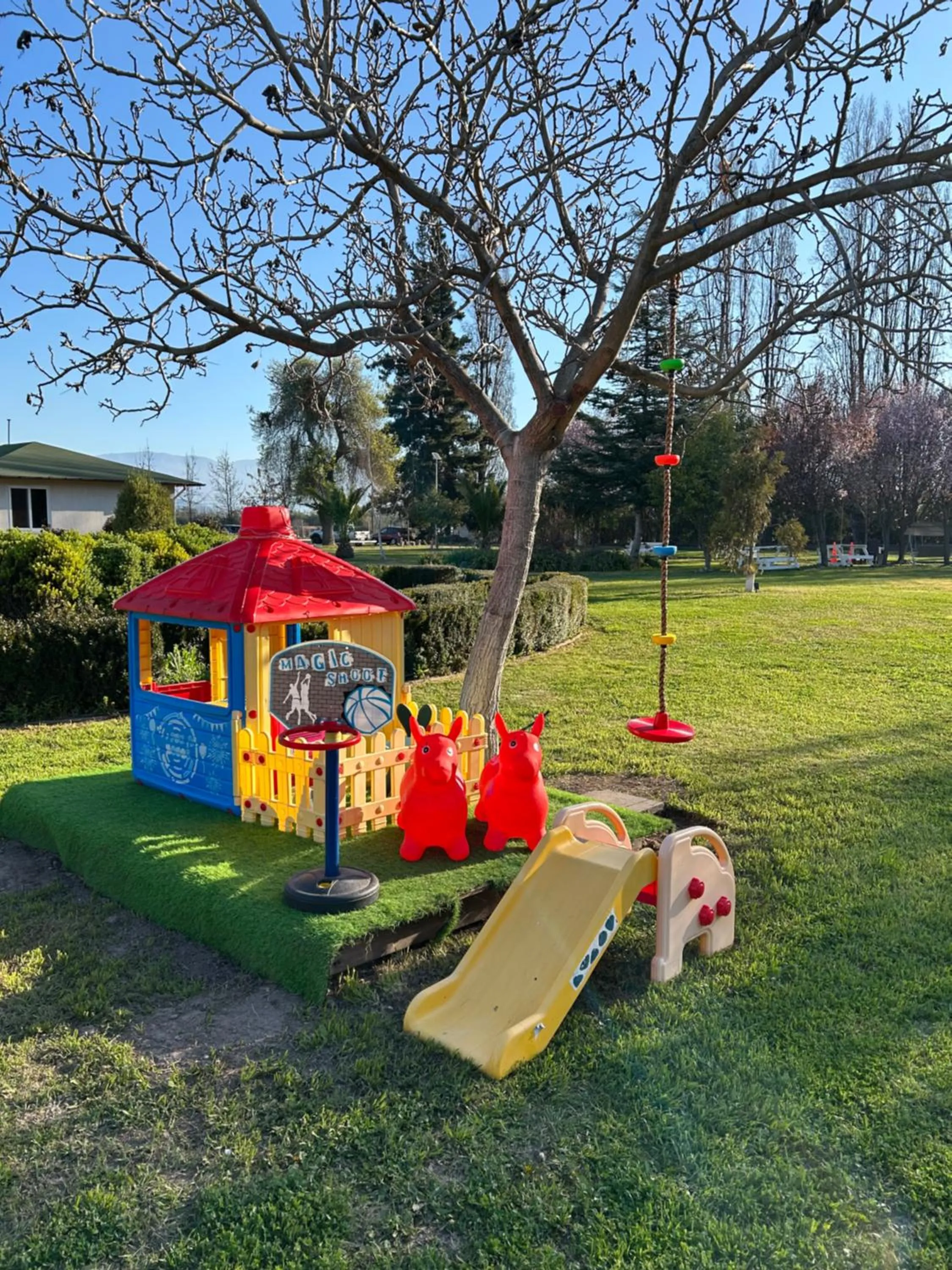 Children play ground in Hotel El Almendro