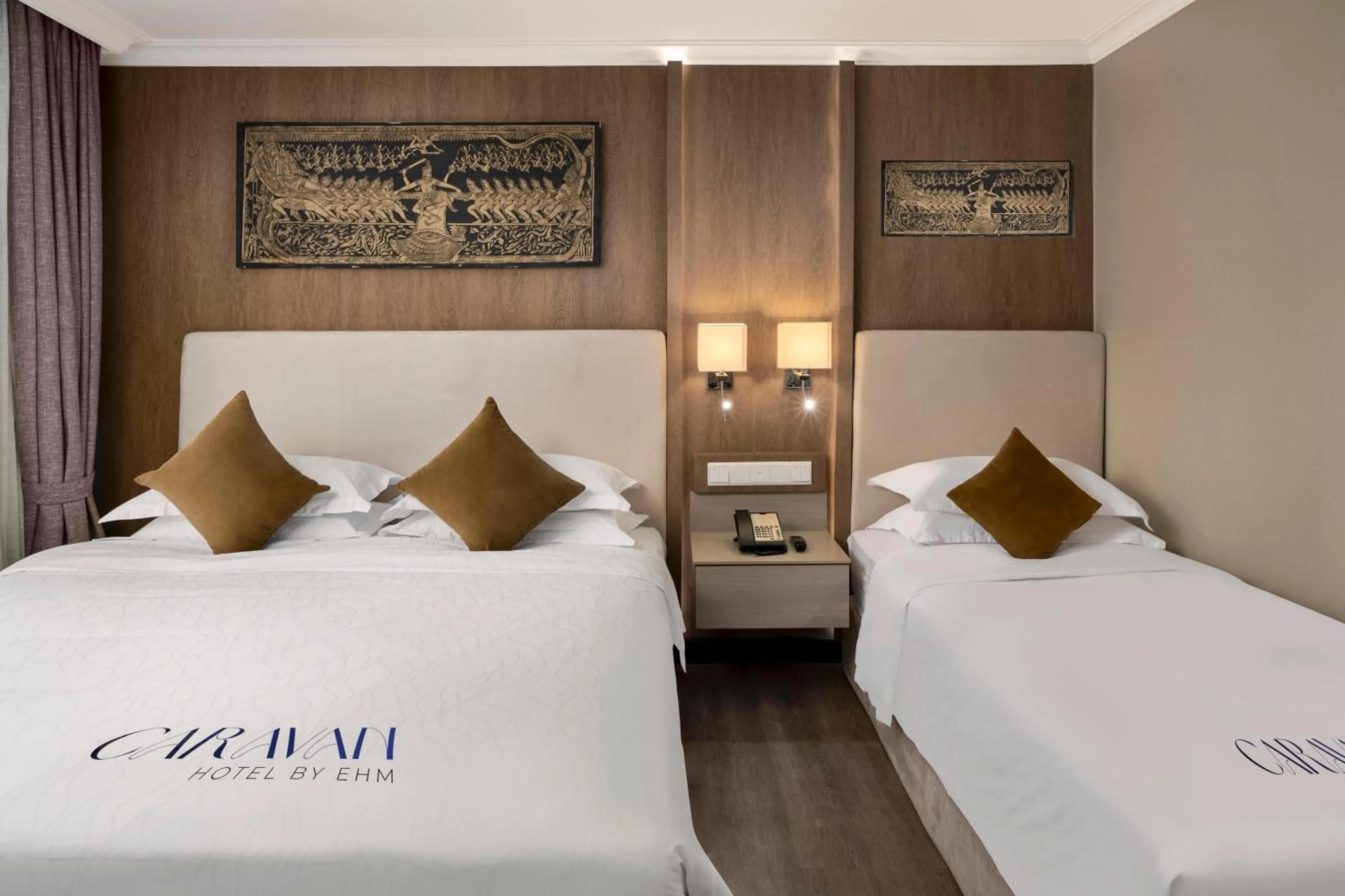 Bed in Caravan Hotel by EHM