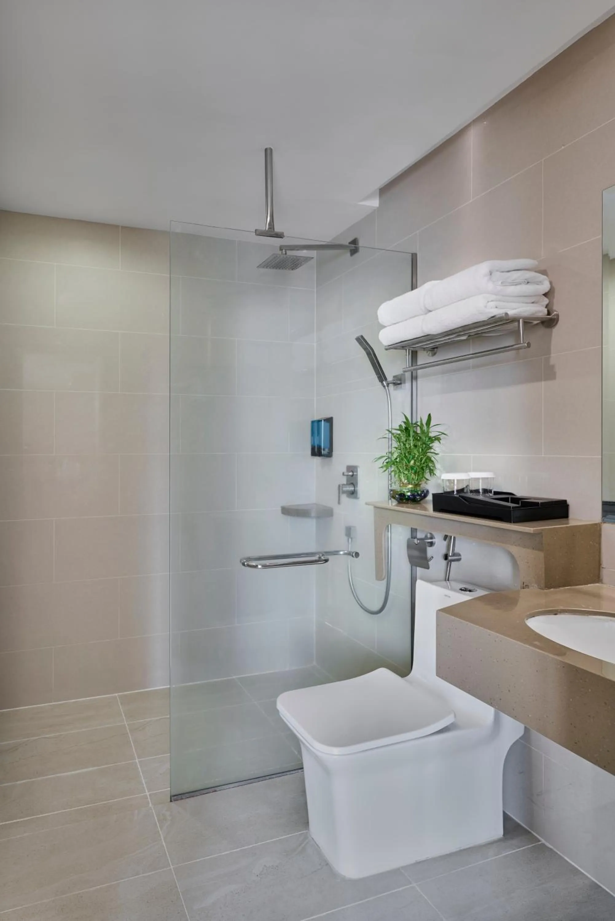 Toilet in Caravan Hotel by EHM