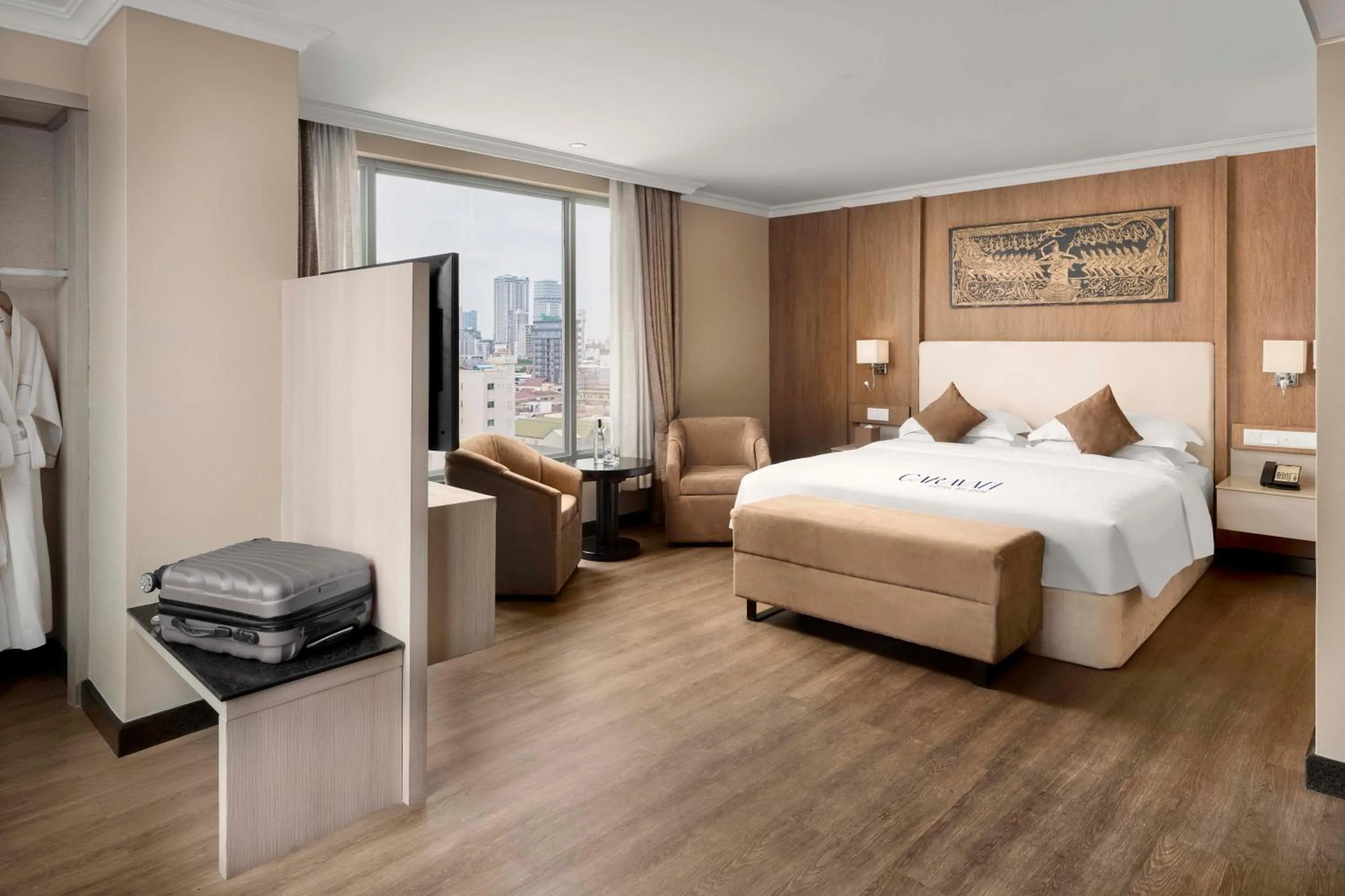 Photo of the whole room, Bed in Caravan Hotel by EHM