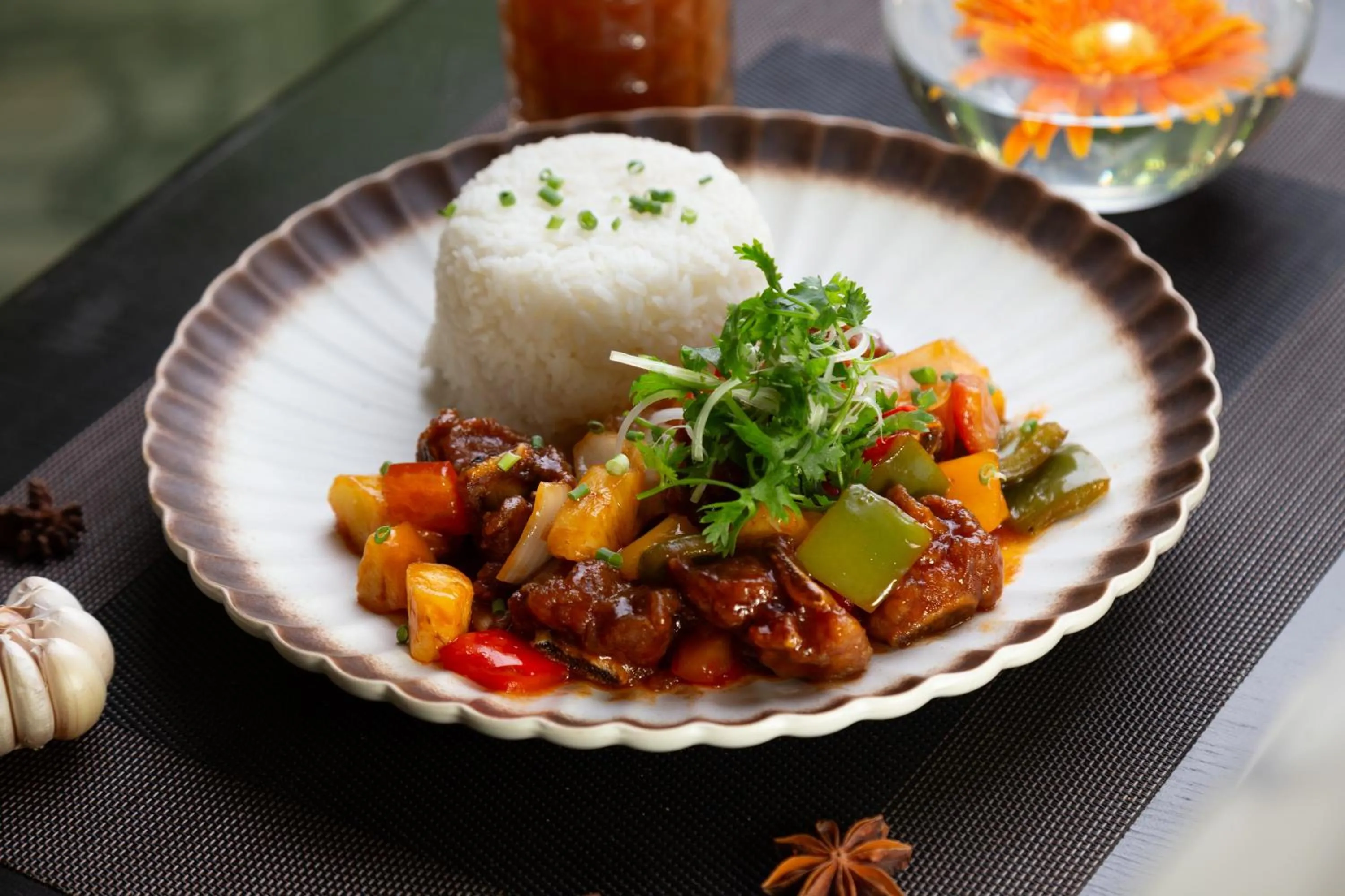 Food close-up in Caravan Hotel by EHM