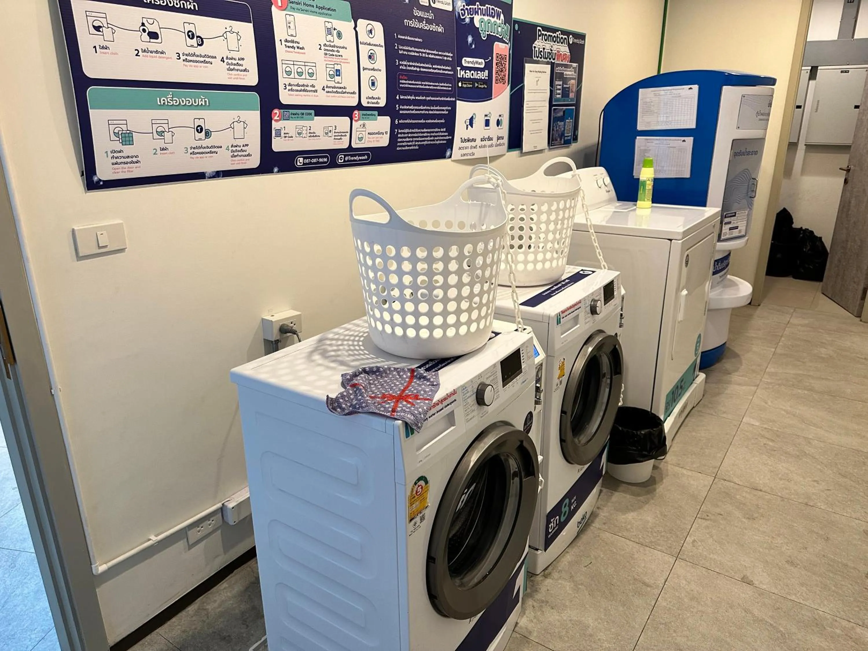 washing machine in EDGE Central Pattaya