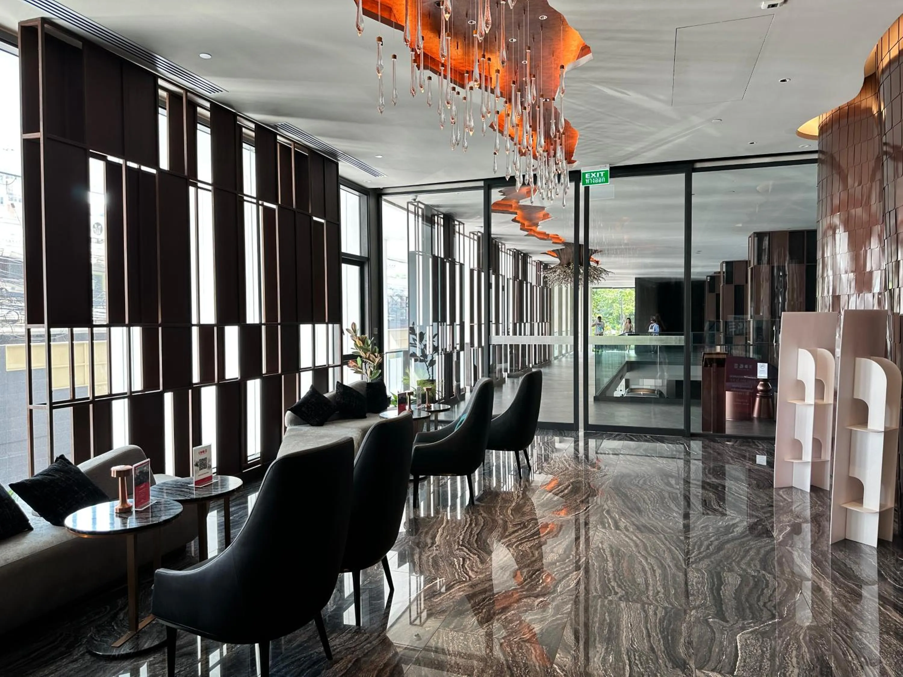 Communal lounge/ TV room in EDGE Central Pattaya