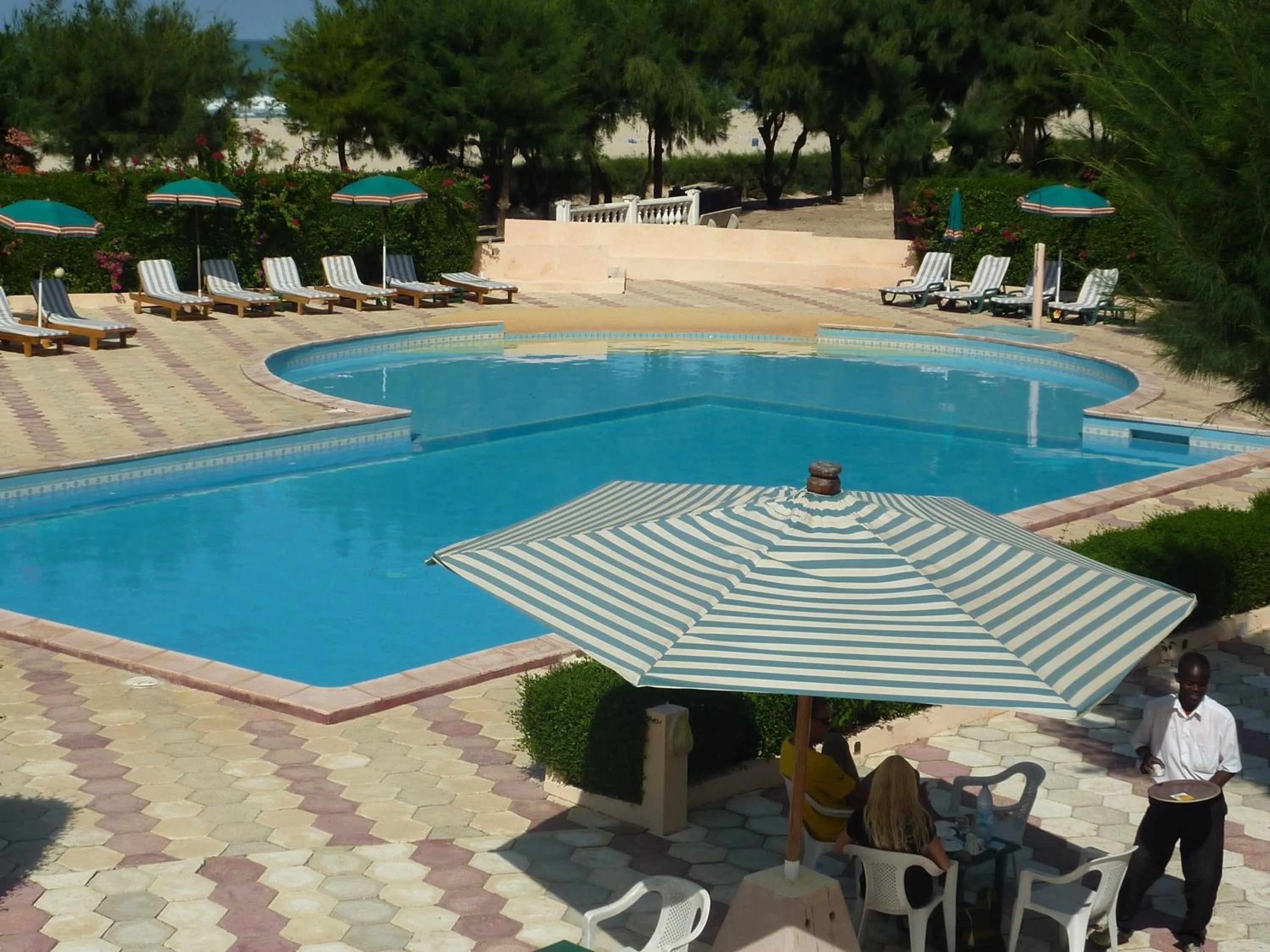 Swimming pool in Hotel Cap Saint Louis