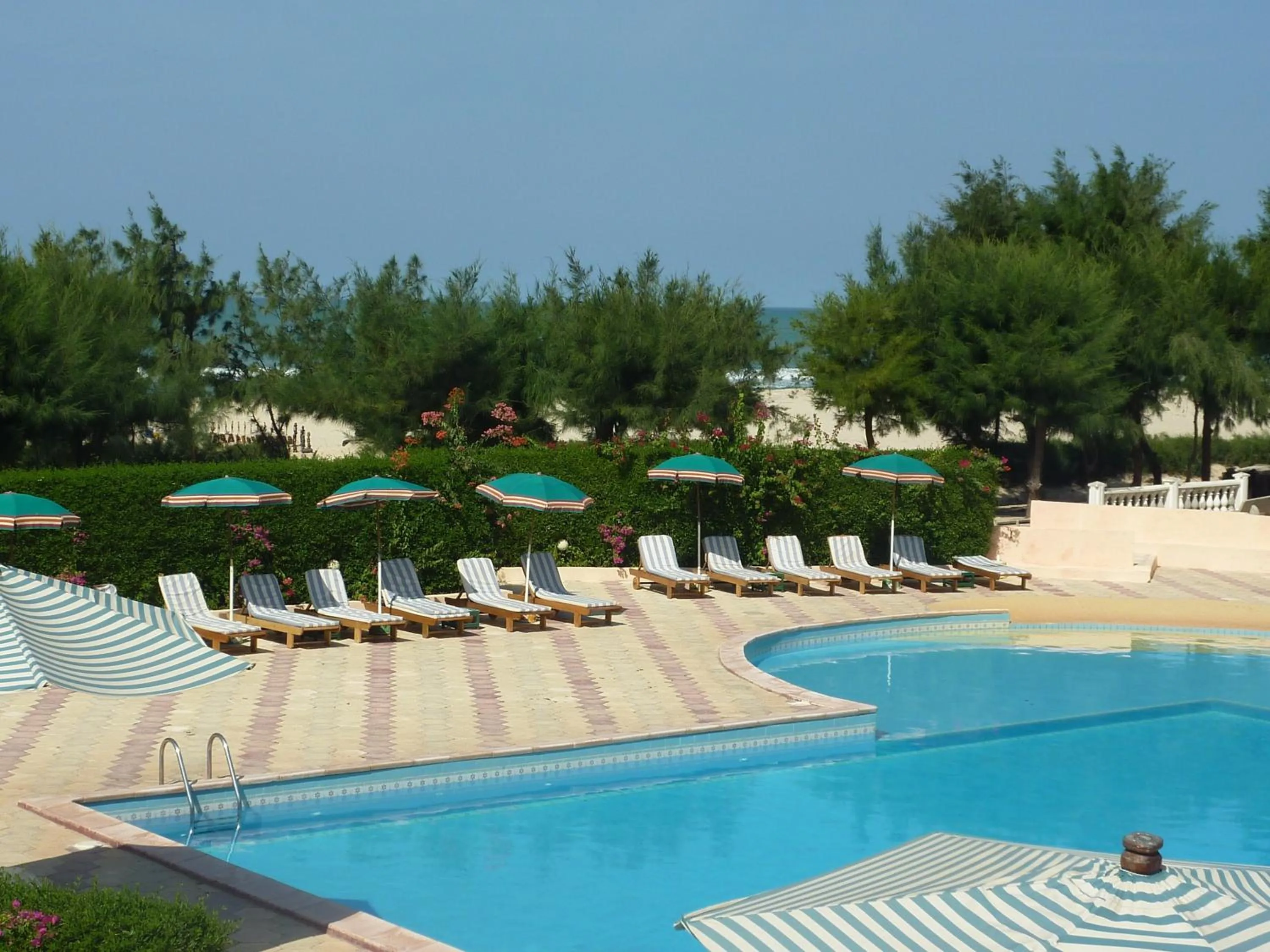 Swimming pool in Hotel Cap Saint Louis