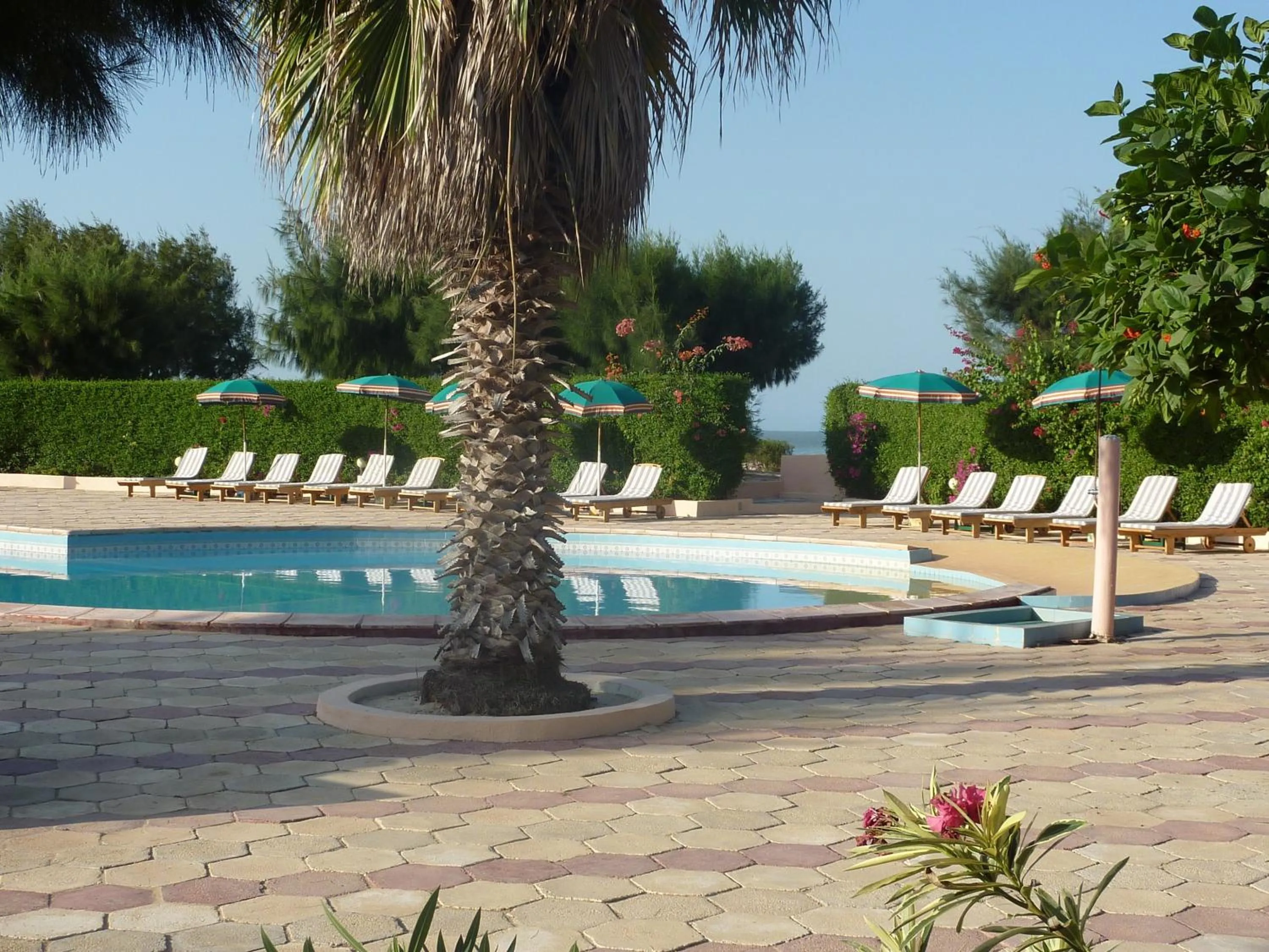 Swimming pool in Hotel Cap Saint Louis