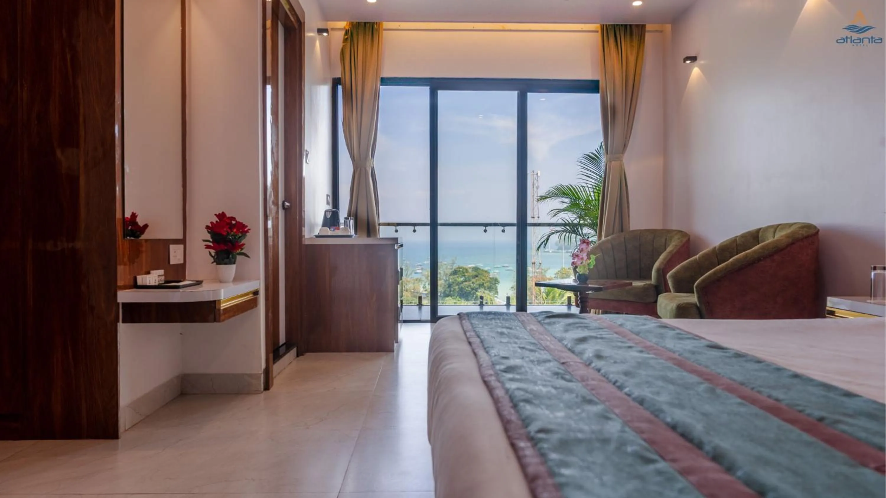 Bedroom, Bed in Hotel Atlanta - A Seaview Hotel