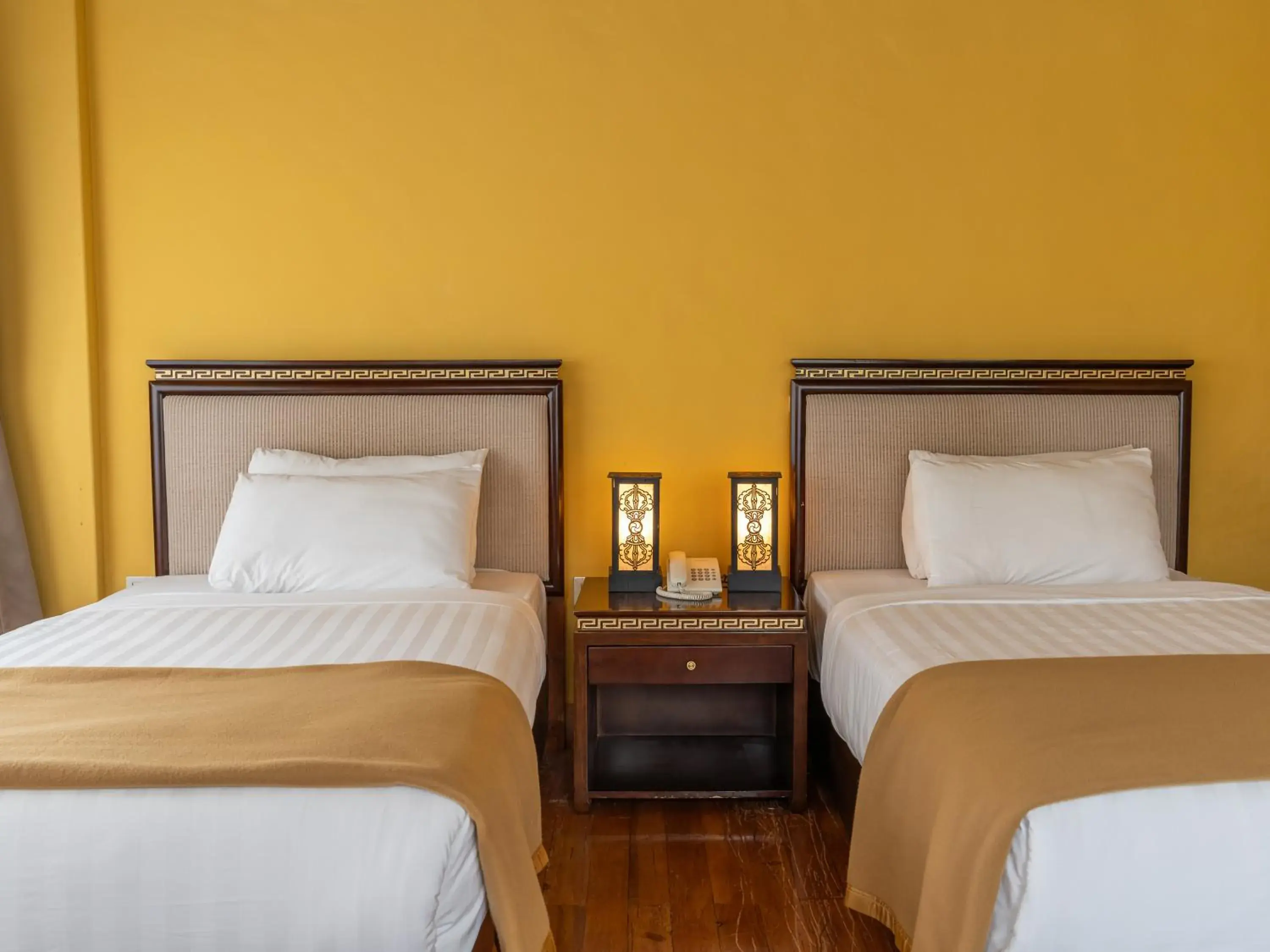 Bed in Tiger's Nest Resort - Best Resort In Paro Bed in Tiger's Nest Resort - Best Resort In Paro