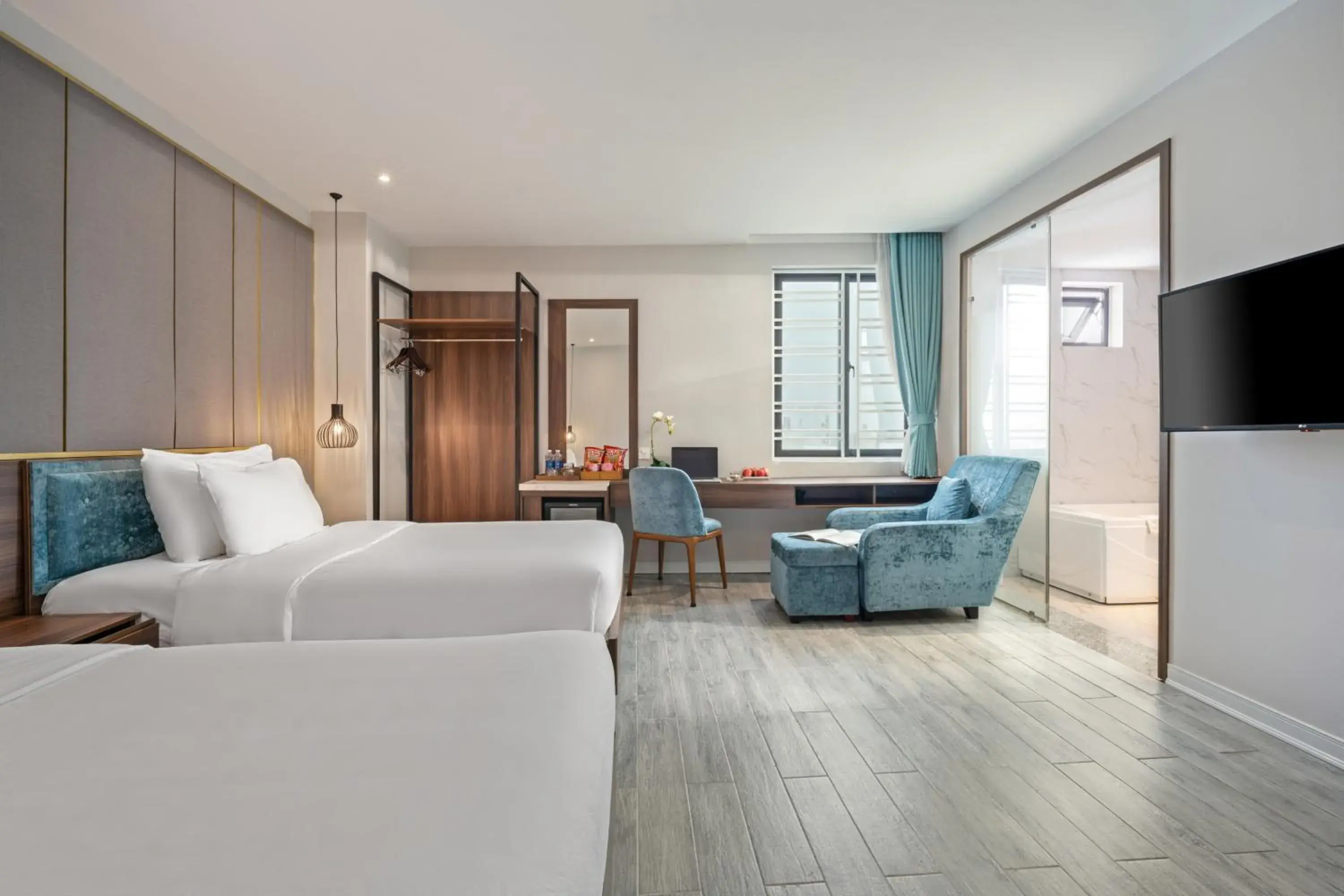 Bed in Lupin Boutique Hotel Danang Bed in Lupin Boutique Hotel Danang