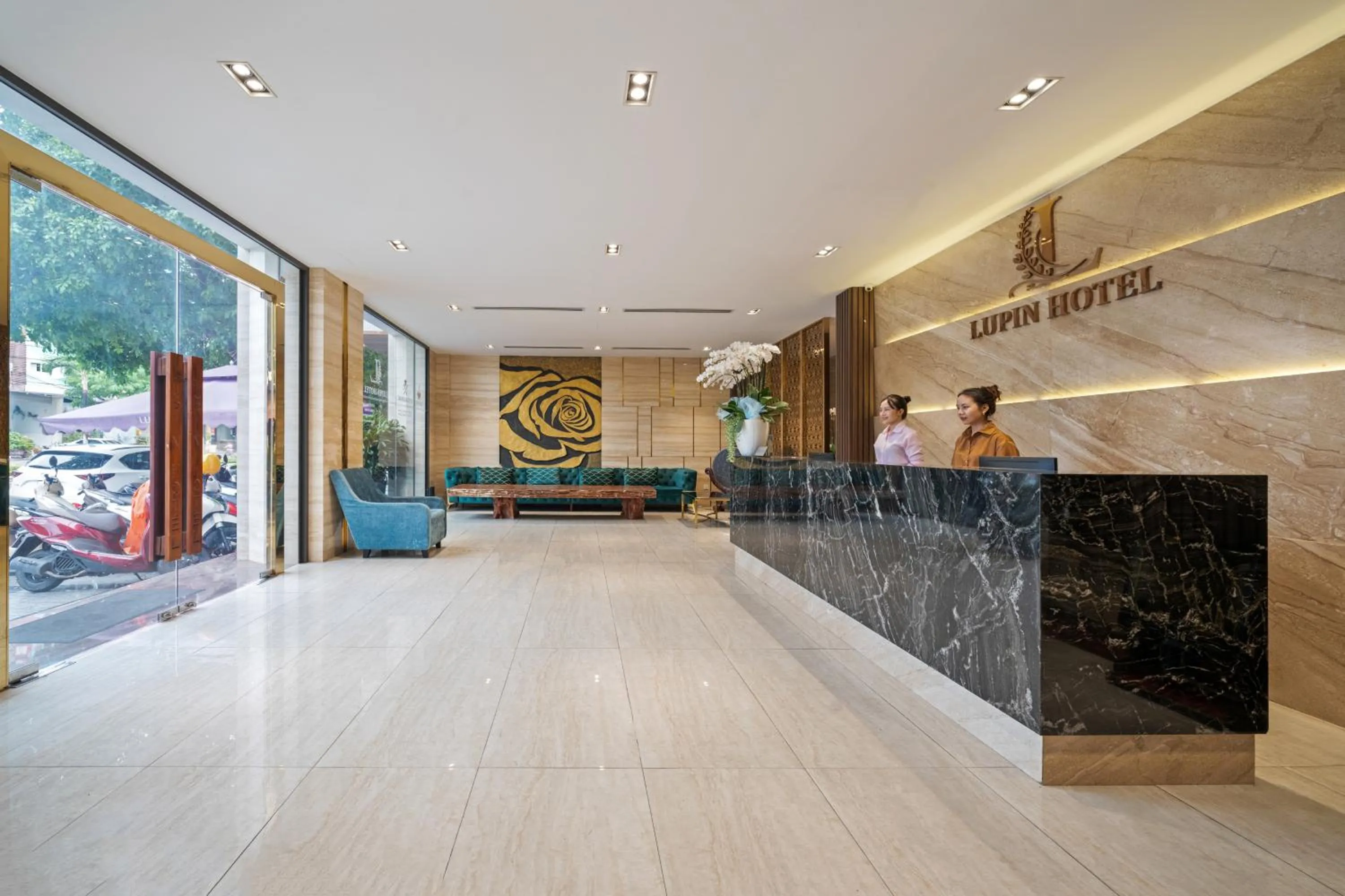 Living room in Lupin Boutique Hotel Danang