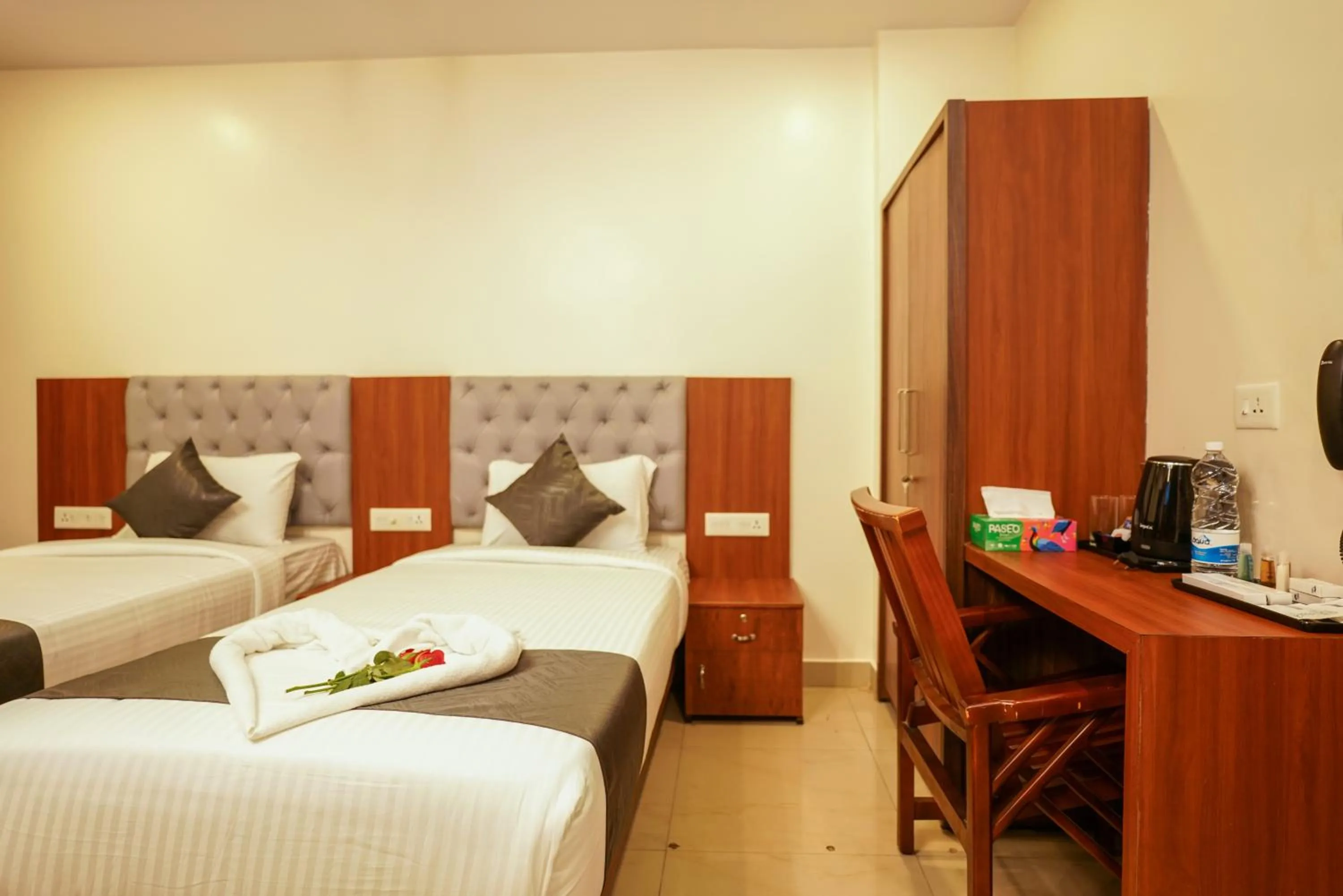 Bedroom, Bed in Royal Plaza City