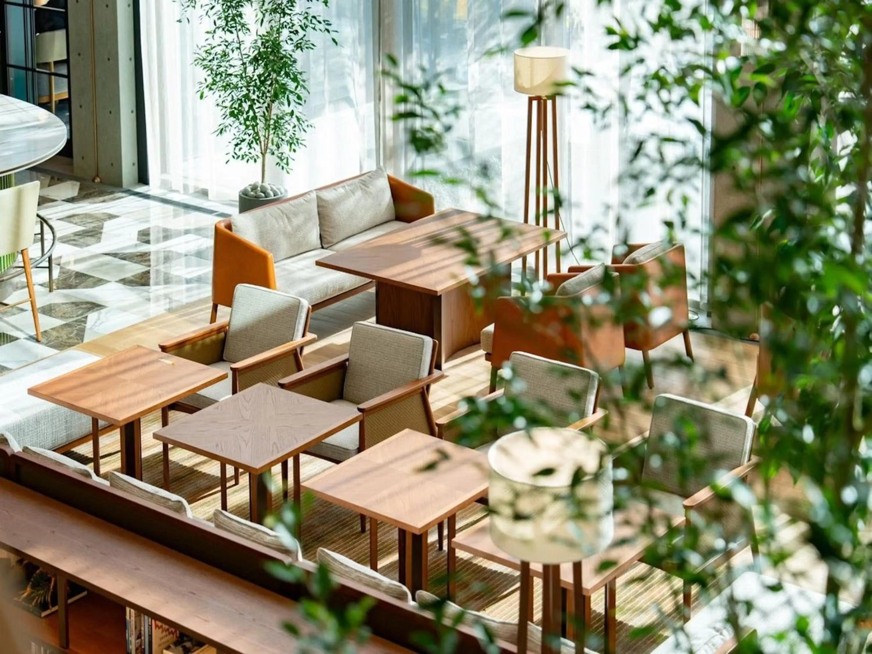 Seating area in GREENITY IWATA