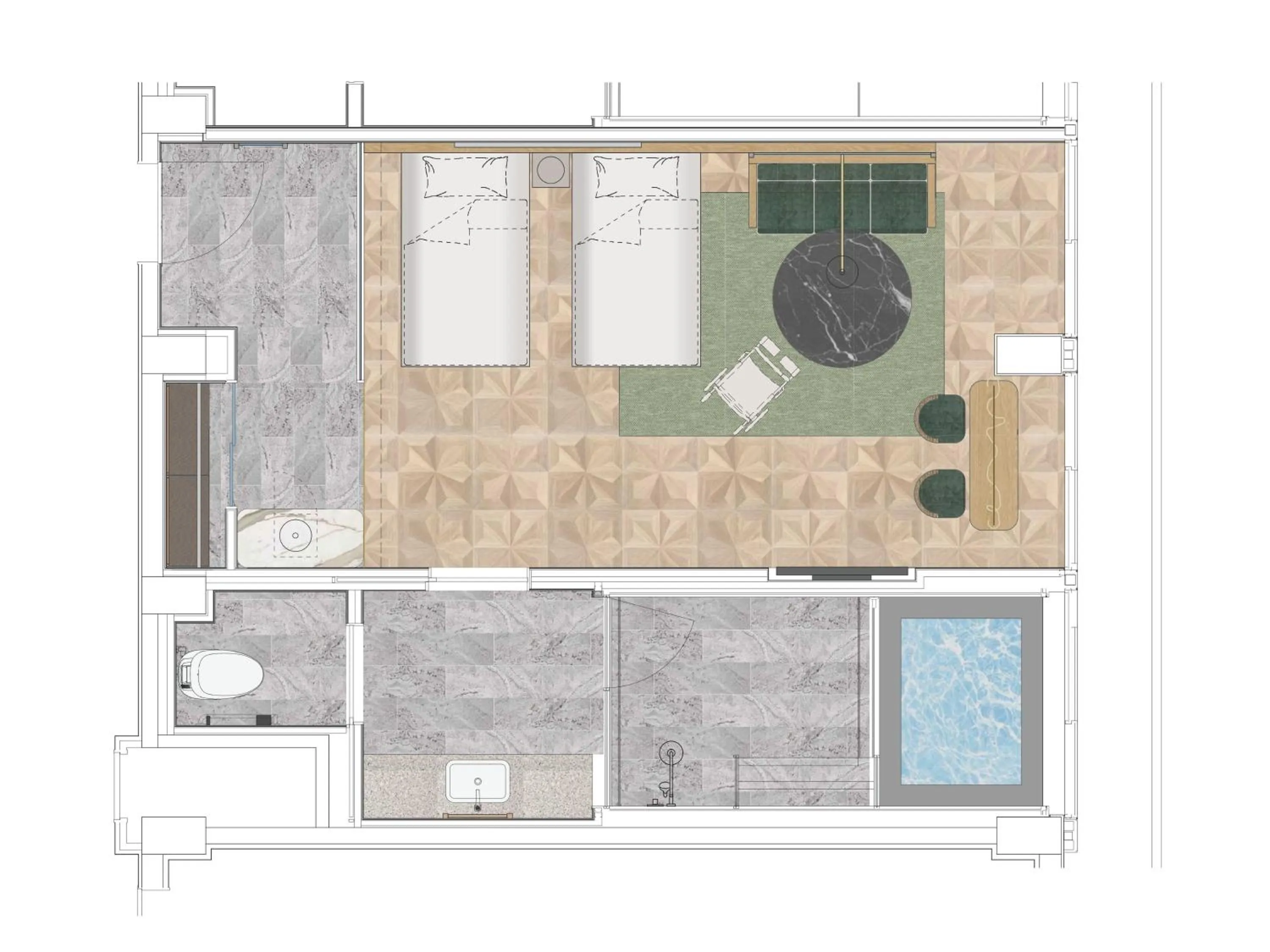 Floor plan in GREENITY IWATA