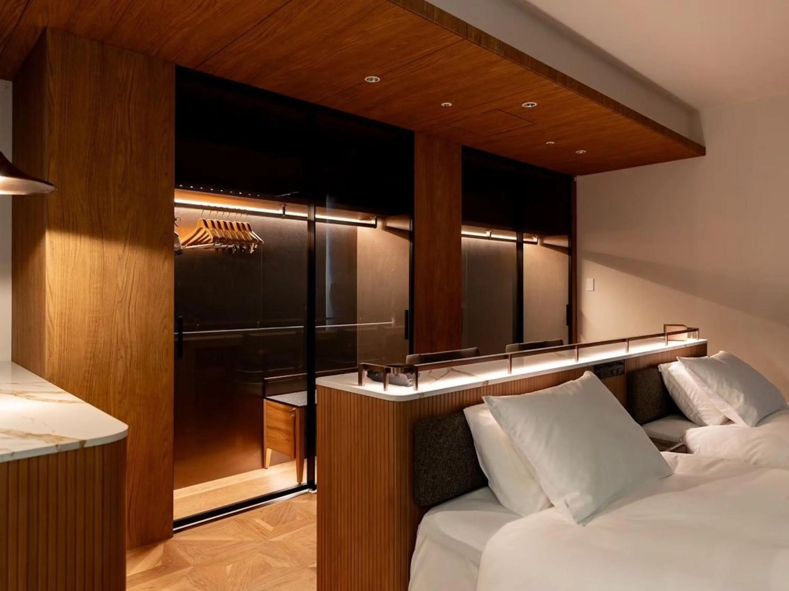 Photo of the whole room, Bed in GREENITY IWATA