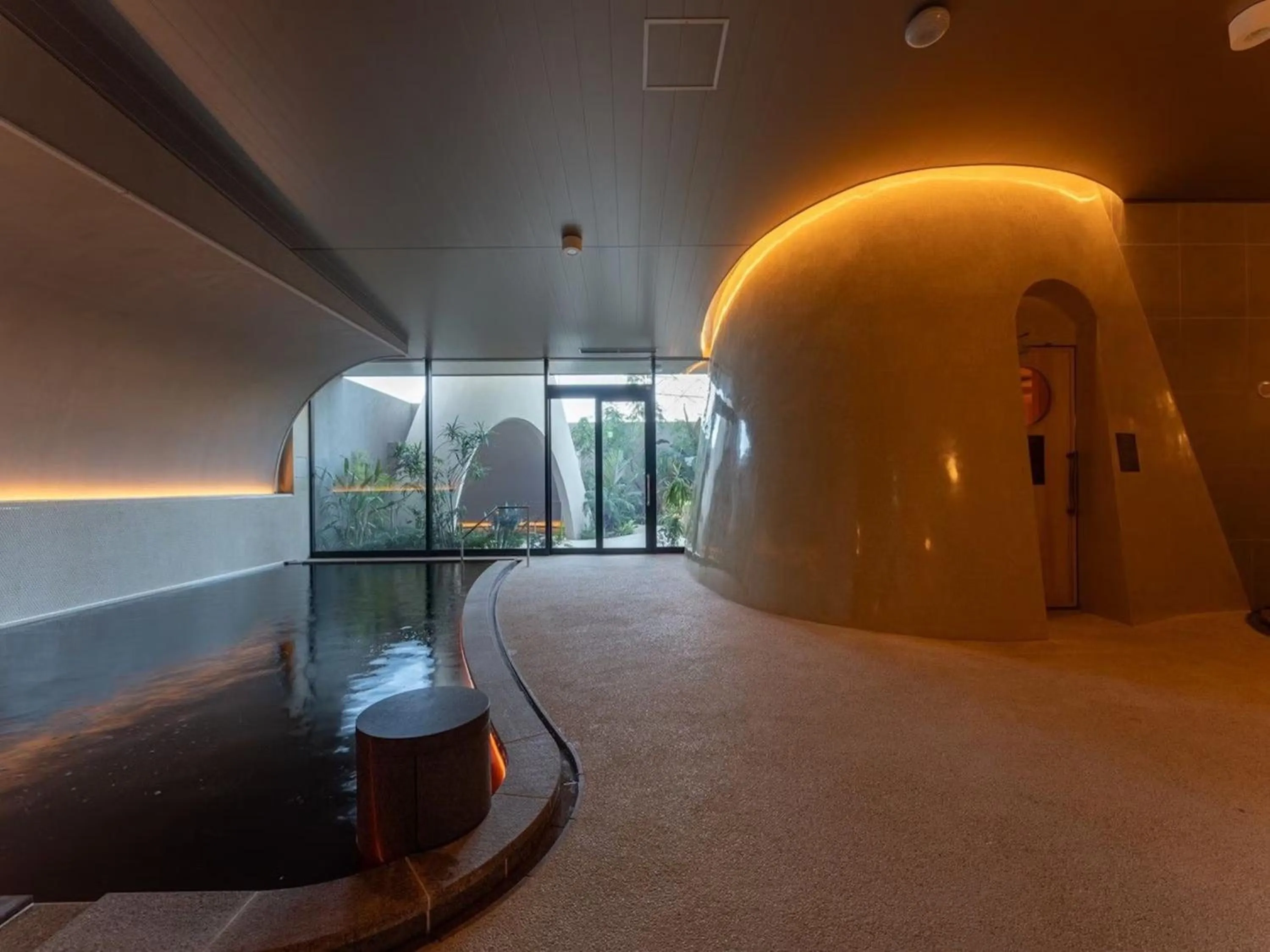 Hot Spring Bath in GREENITY IWATA