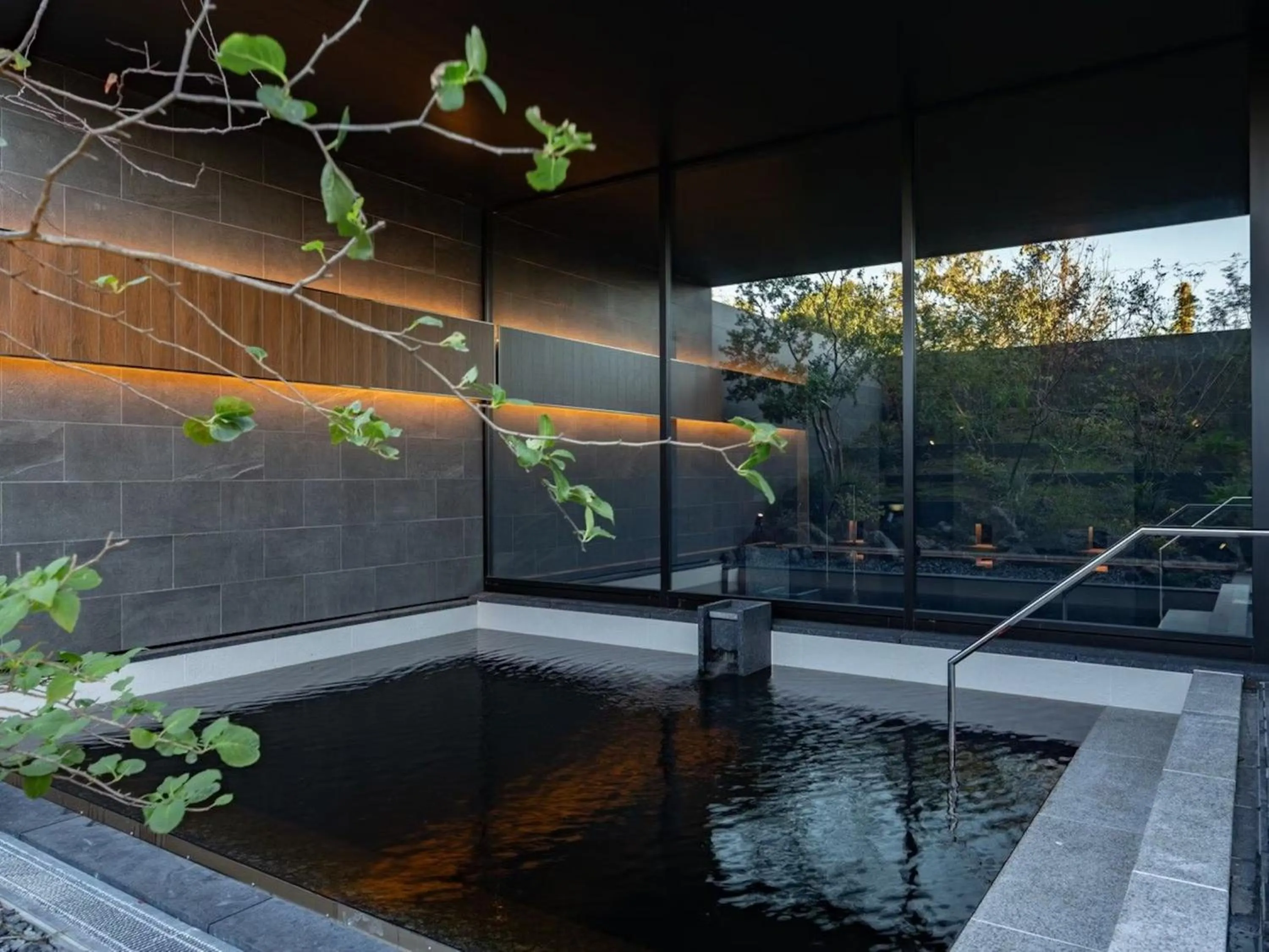 Hot Spring Bath in GREENITY IWATA