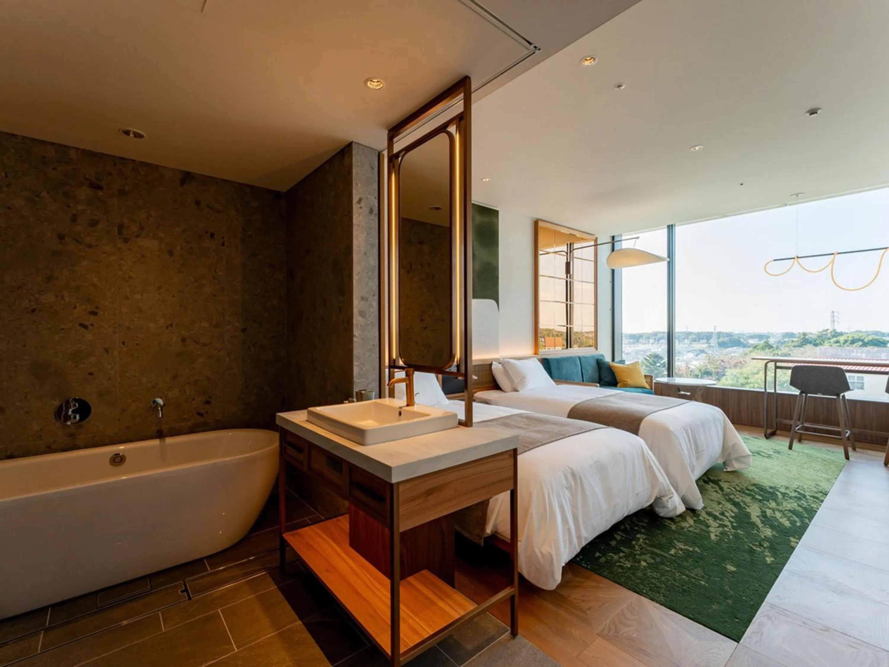 Photo of the whole room, Bed in GREENITY IWATA