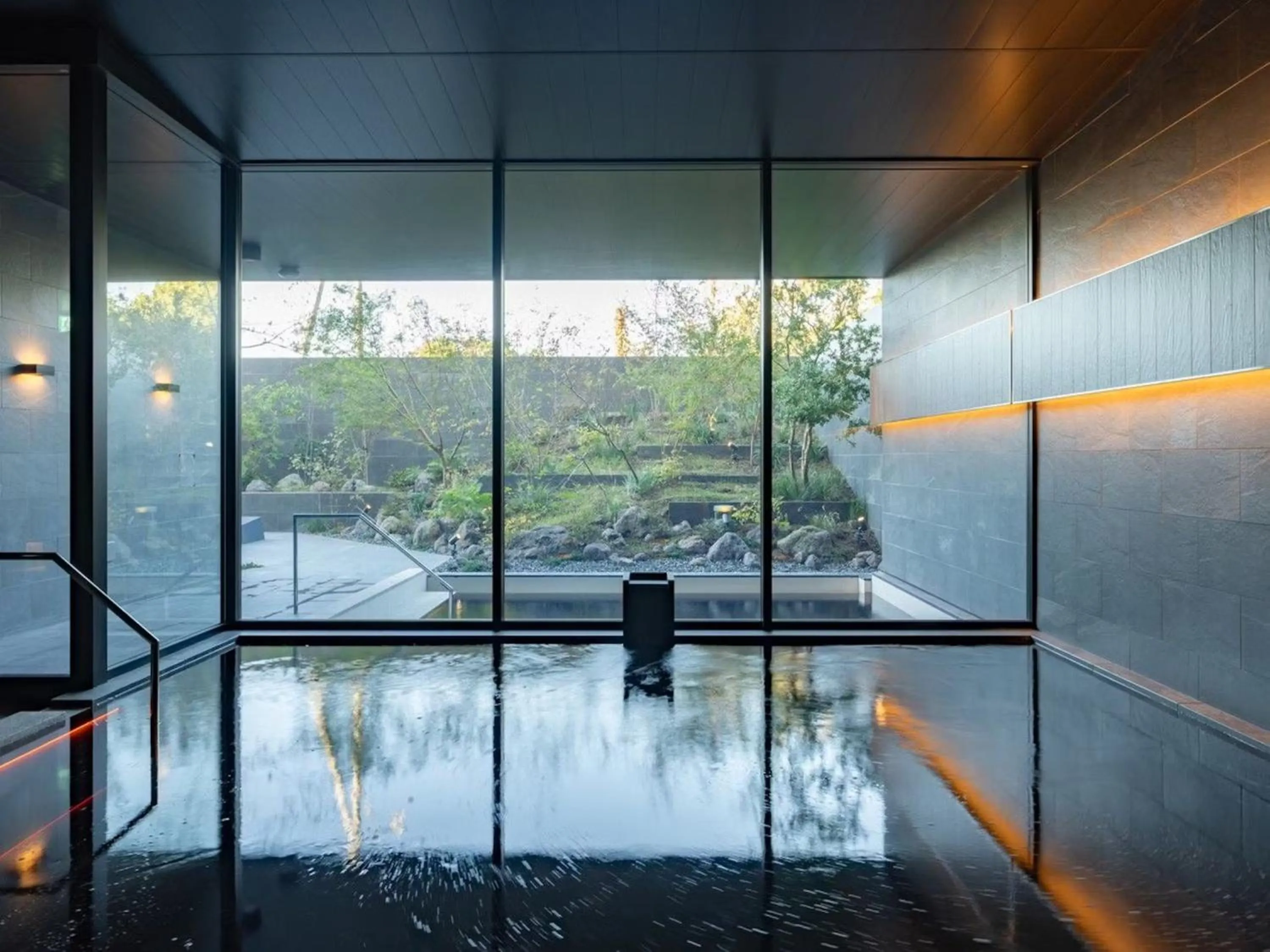 Hot Spring Bath in GREENITY IWATA