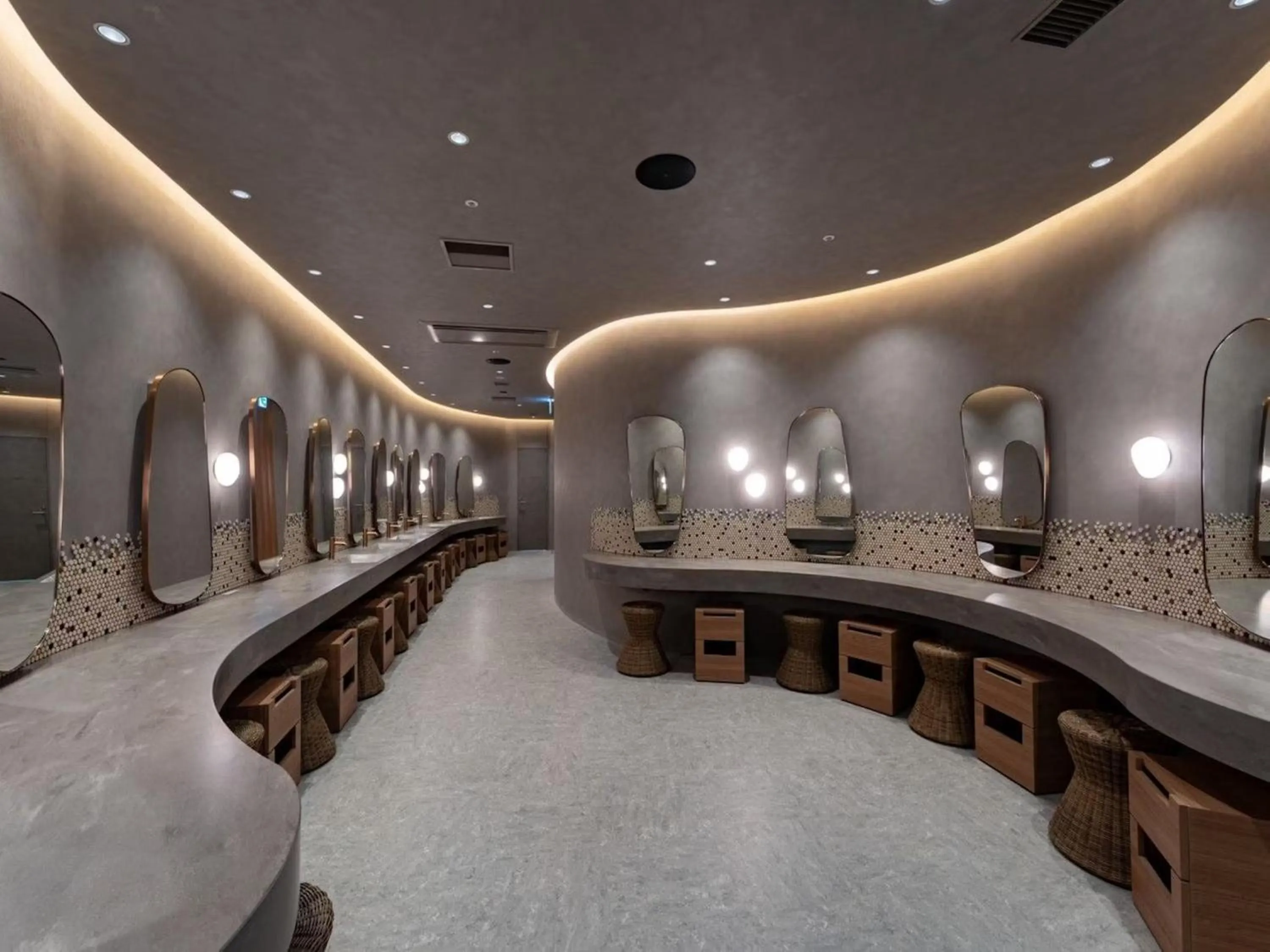 Hot Spring Bath in GREENITY IWATA