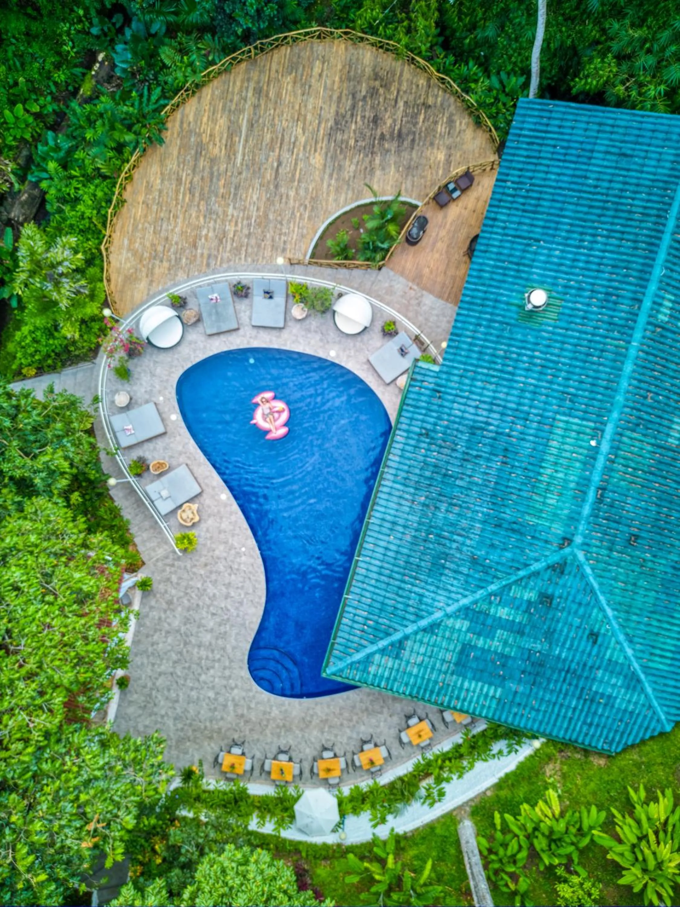 Bird's eye view in ECOTICA Boutique Hotel & Spa