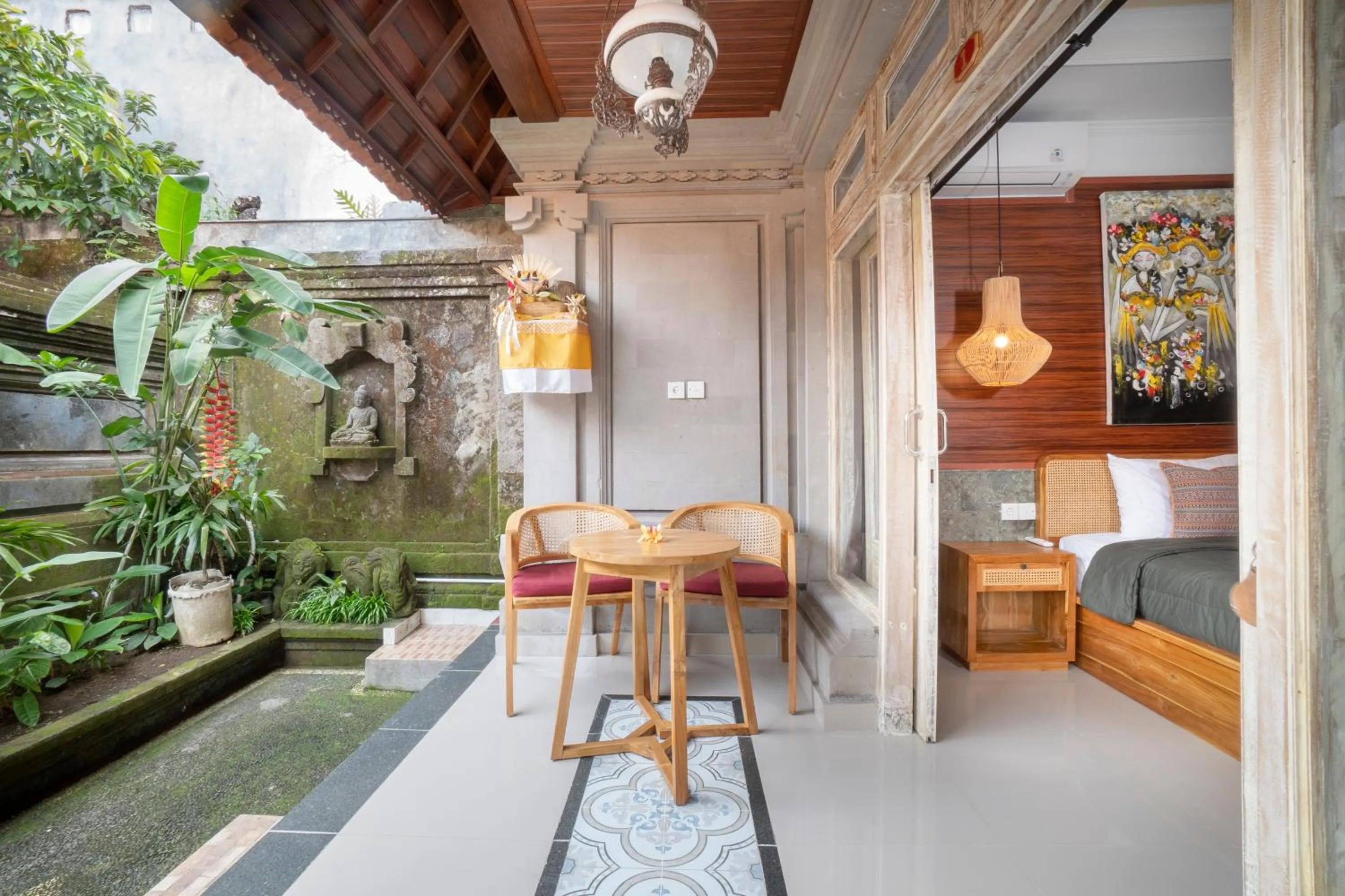 Bed in Indra Homestay Ubud by Luxury Degree