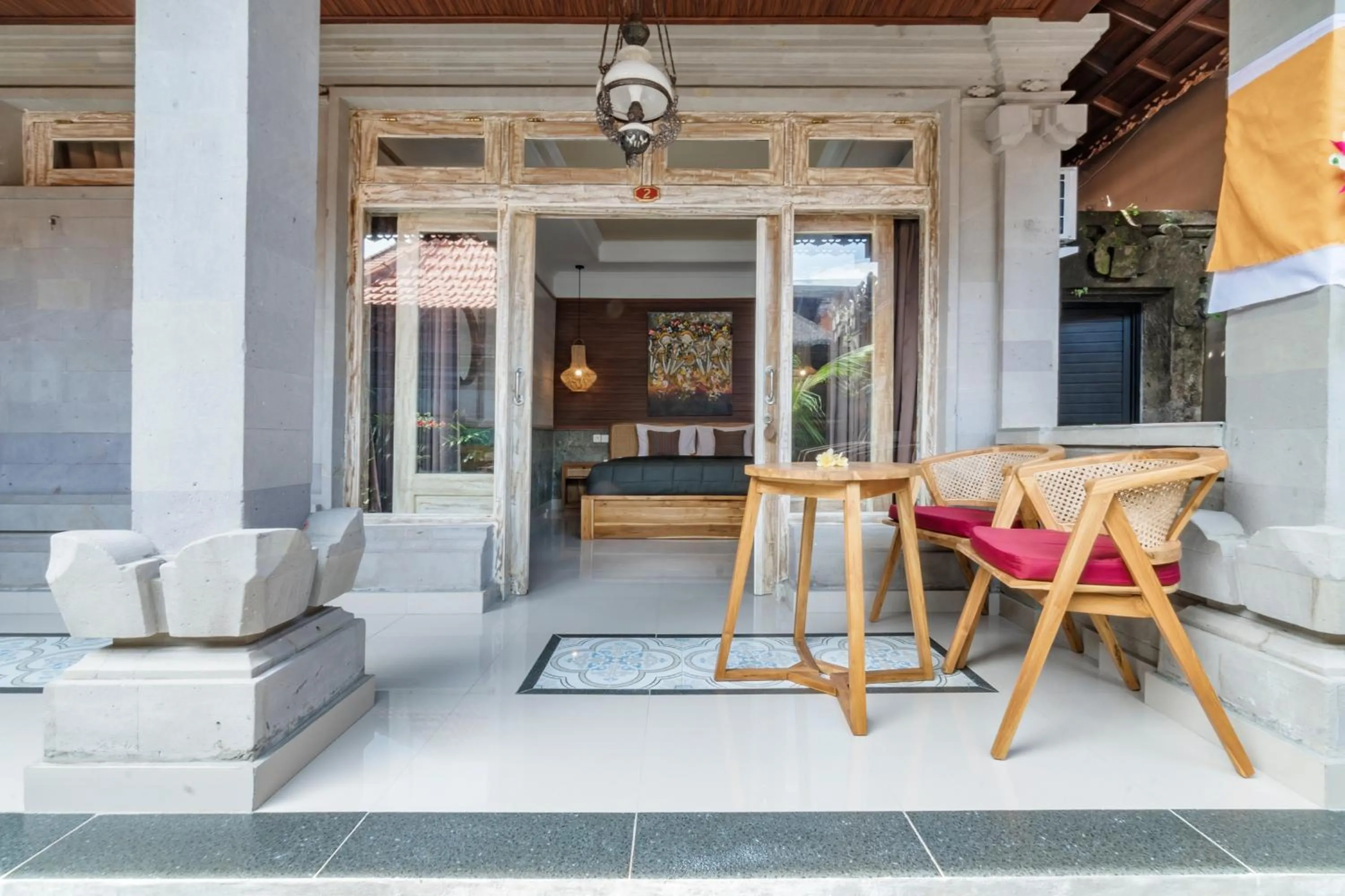 Bed in Indra Homestay Ubud by Luxury Degree