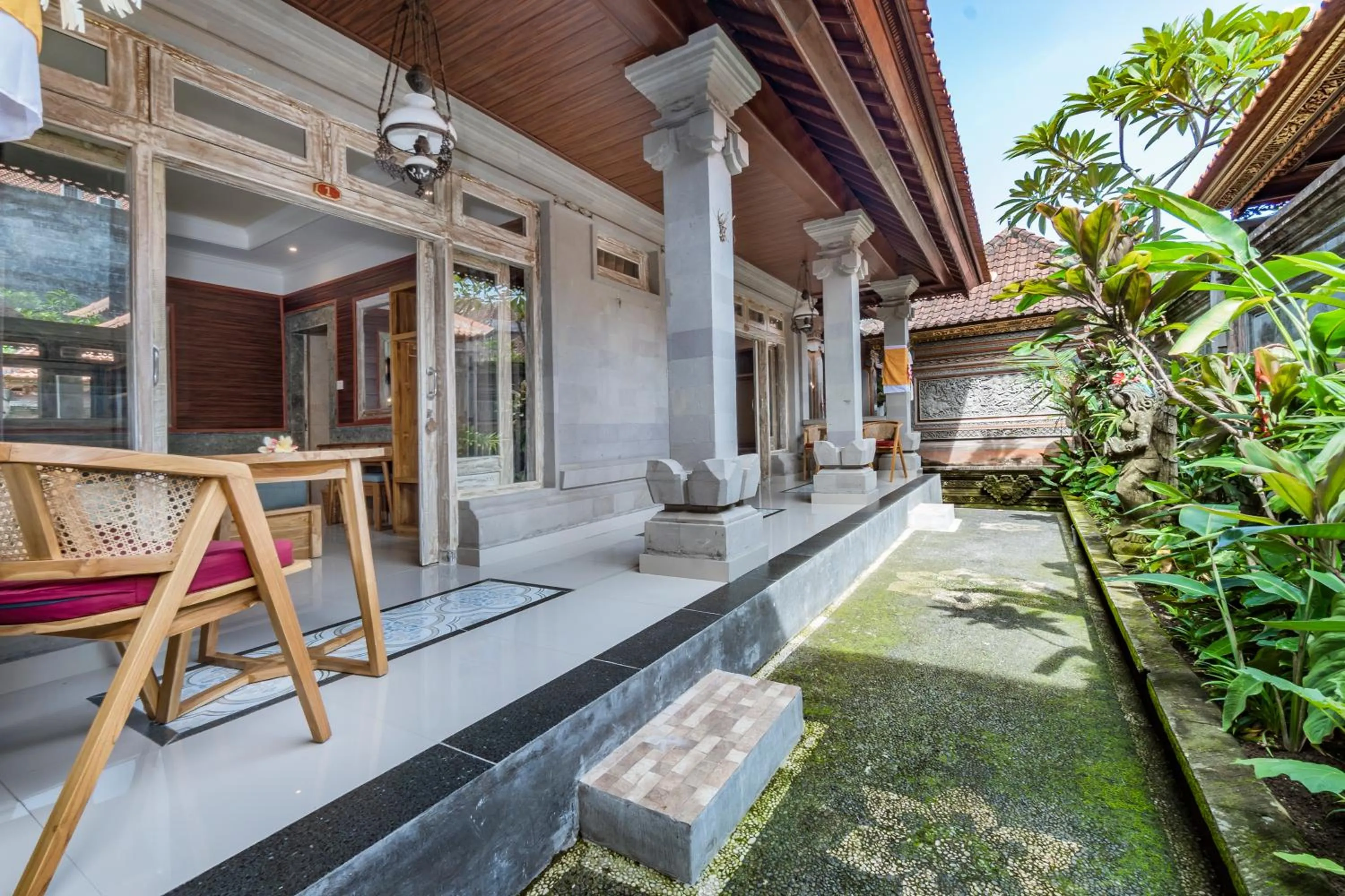Balcony/Terrace in Indra Homestay Ubud by Luxury Degree