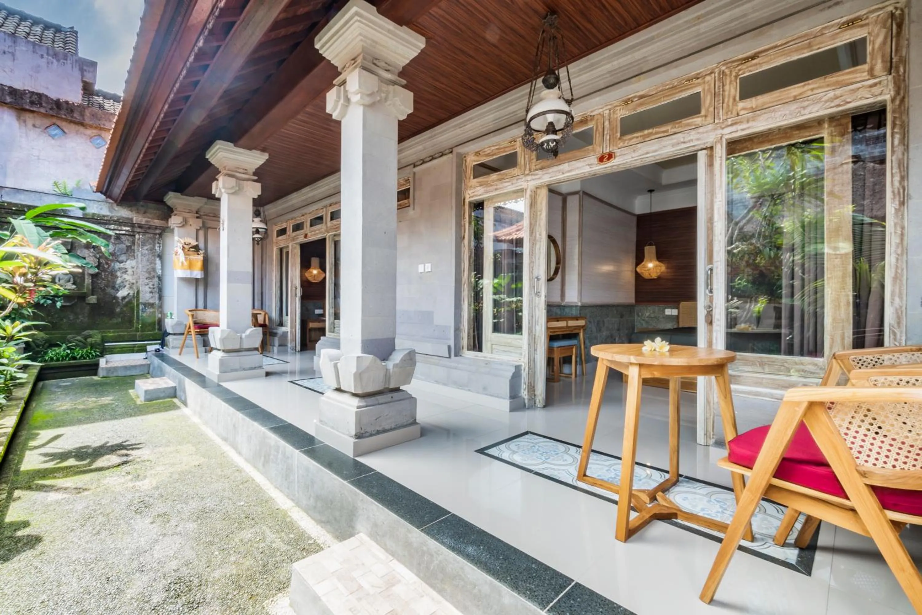 Balcony/Terrace in Indra Homestay Ubud by Luxury Degree