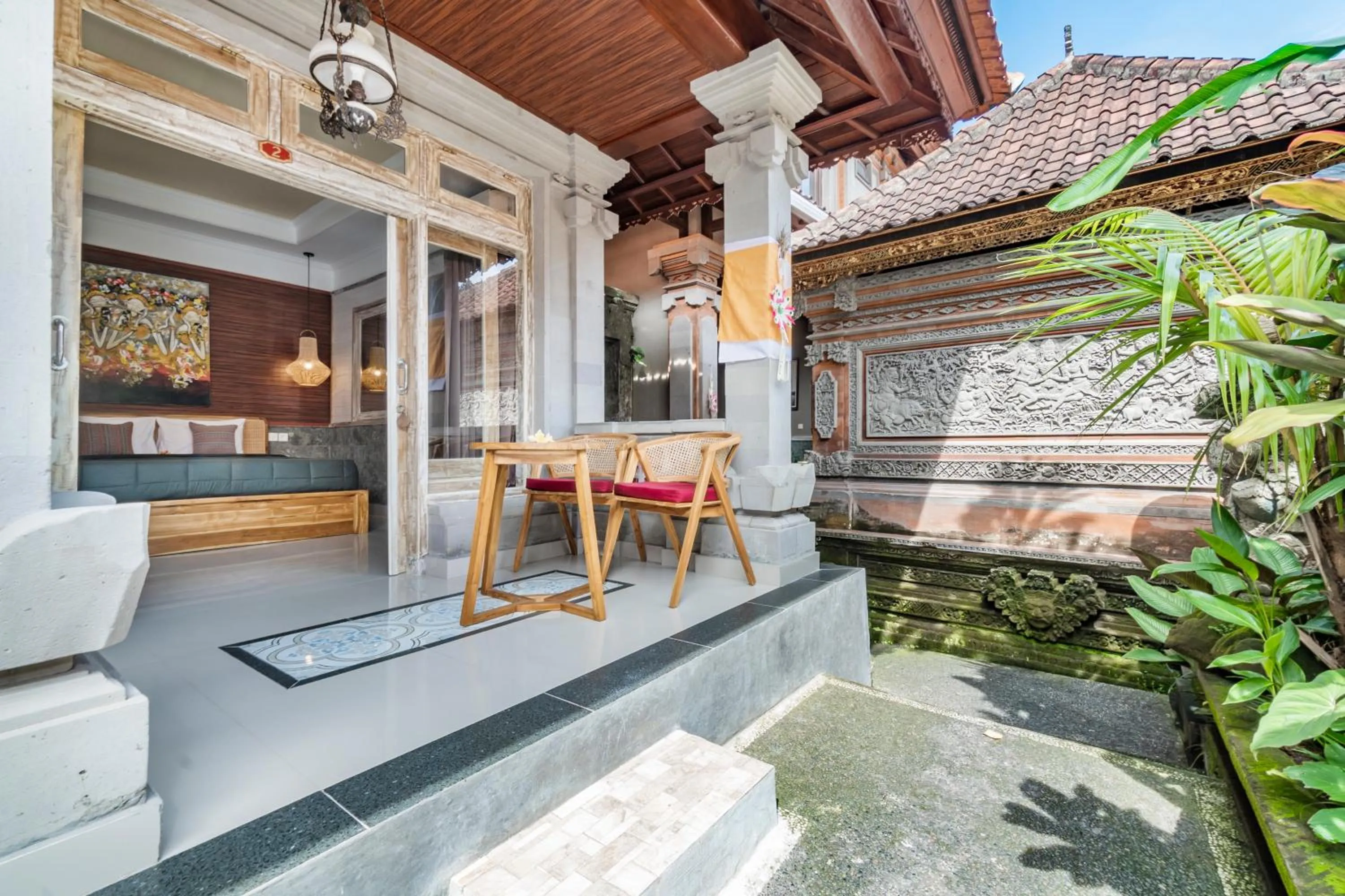 Bed in Indra Homestay Ubud by Luxury Degree