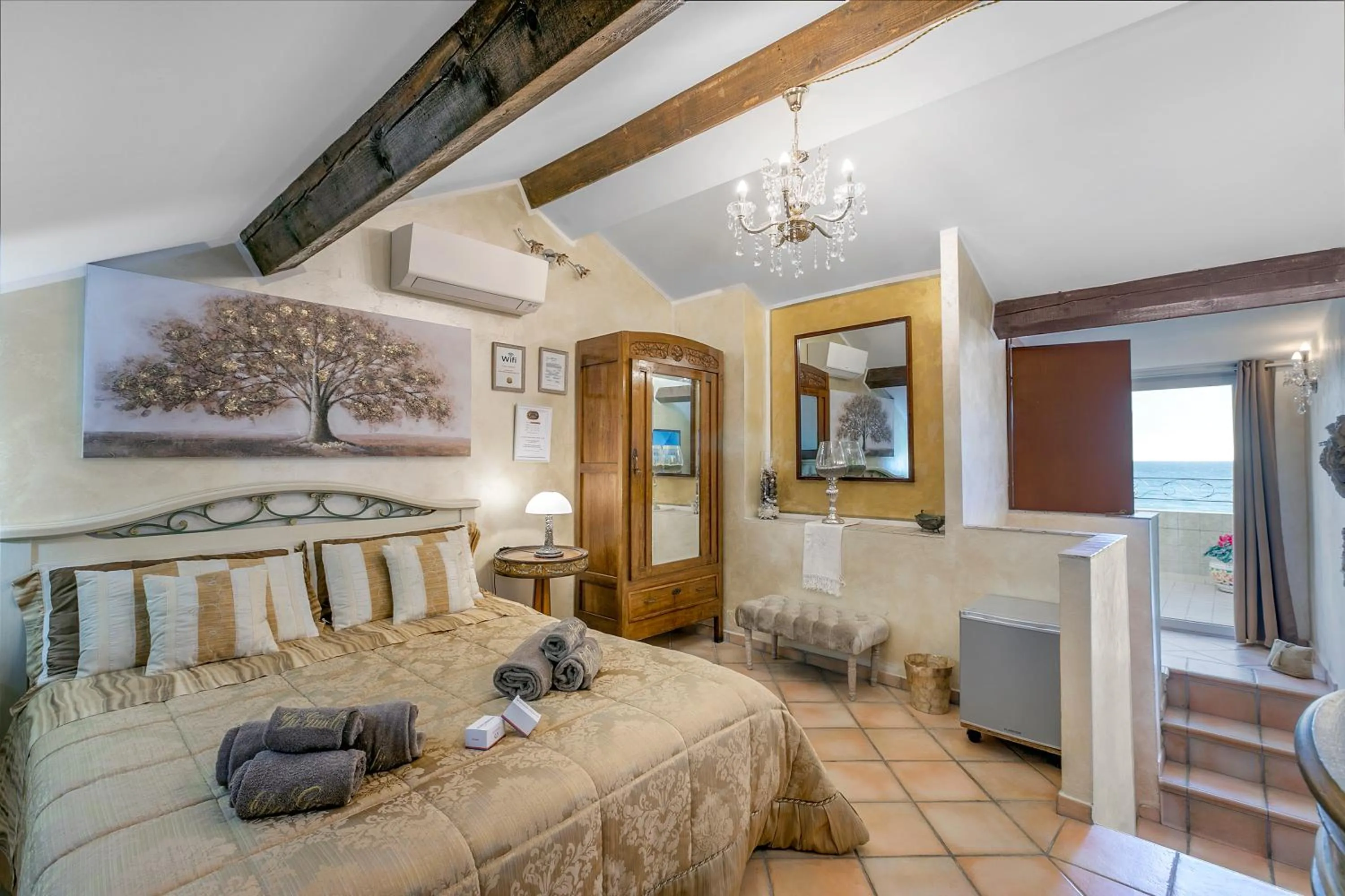 Bedroom, Bed in B&B Da Giueli Rooms On The Seafront