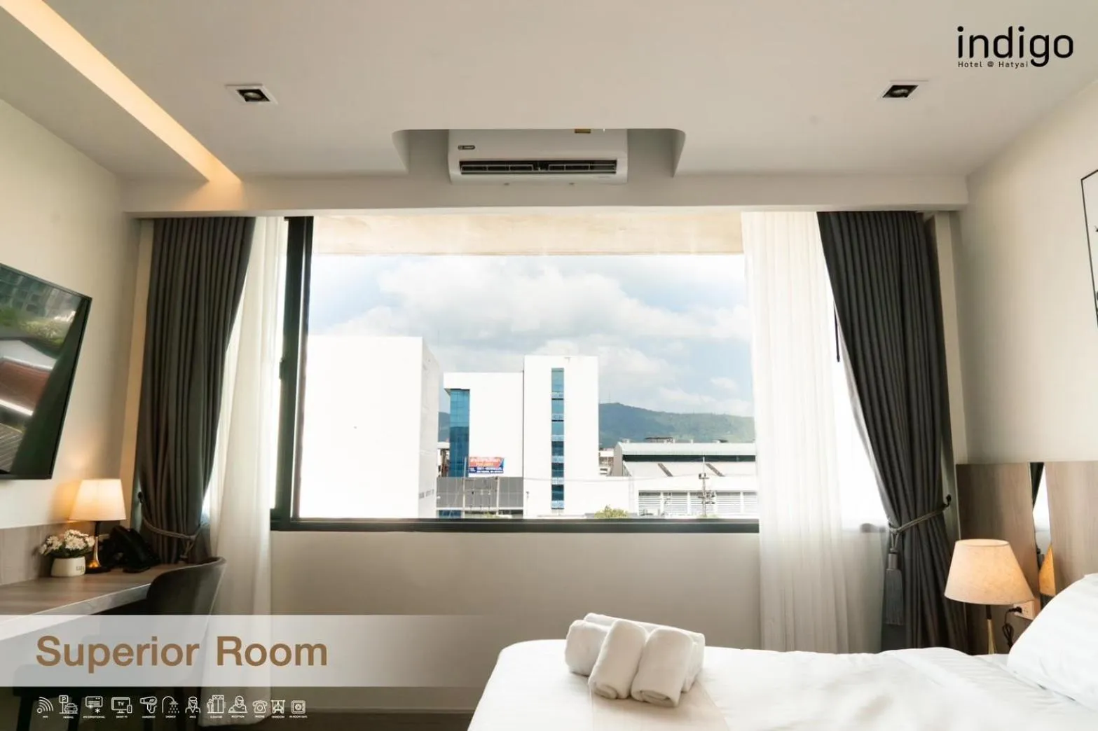 Bed in indigo Hotel Hatyai