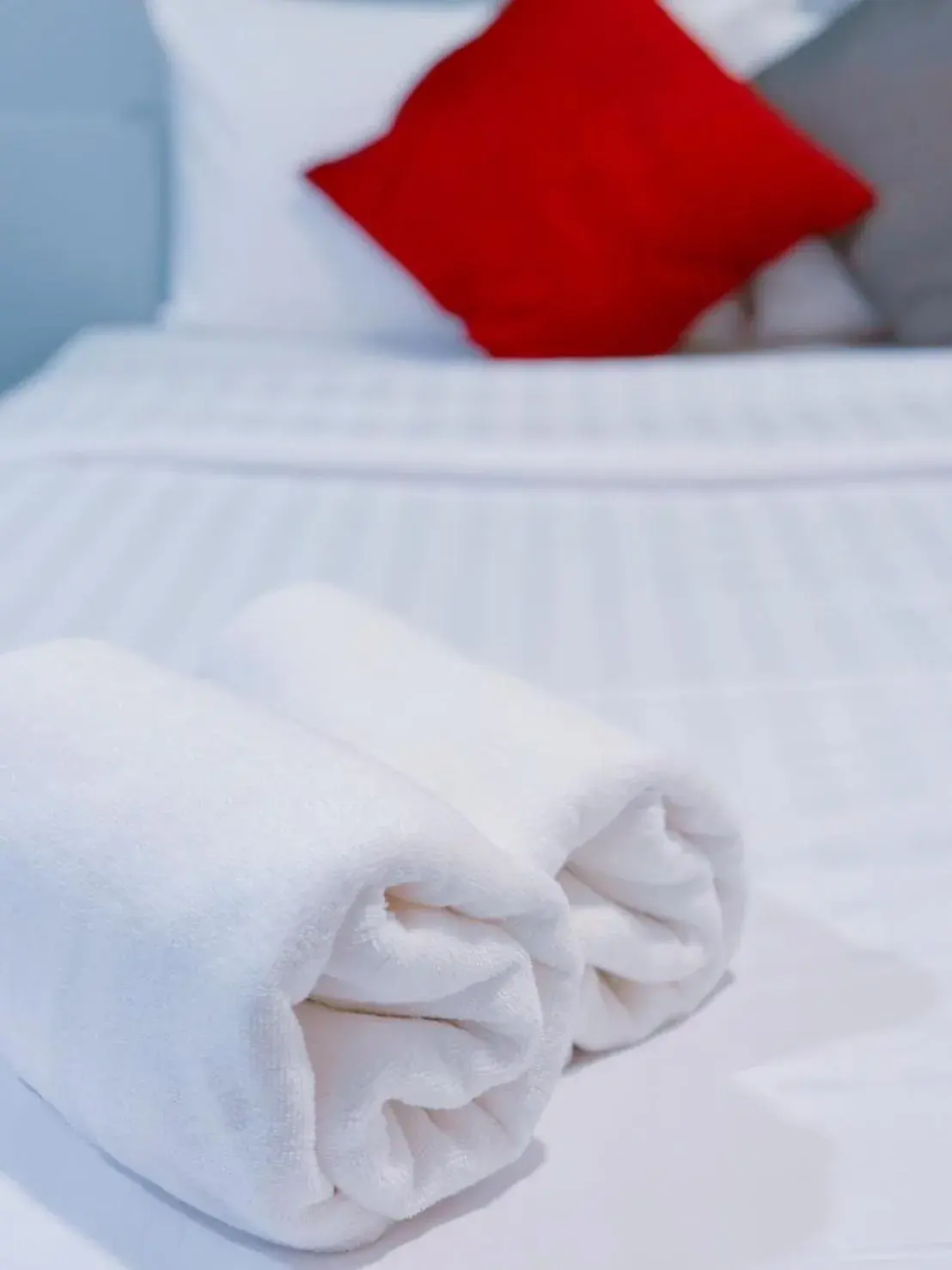 Bed in 14 Sathorn Hotel Bed in 14 Sathorn Hotel