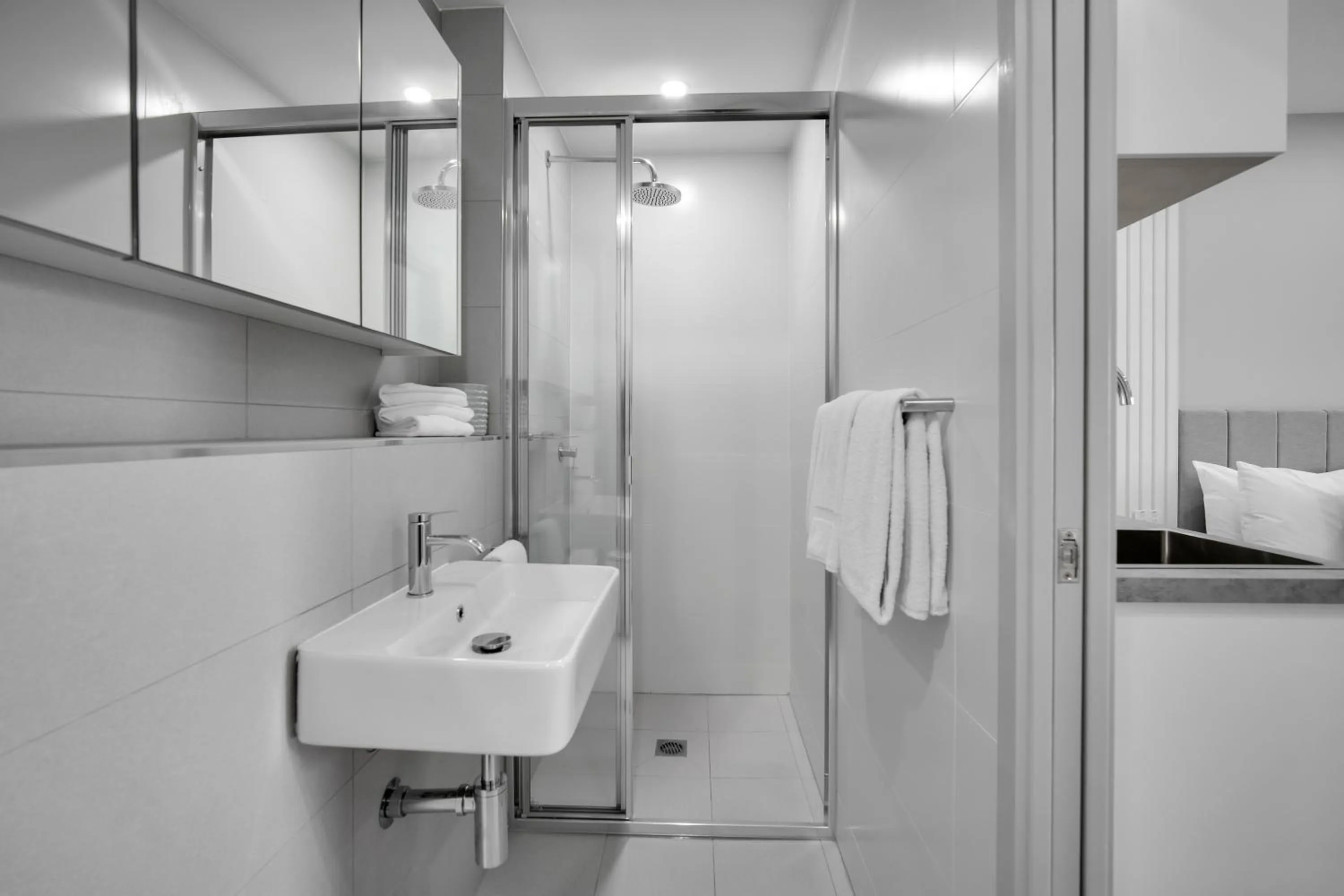 Bathroom in Belmoral Corporate Suites