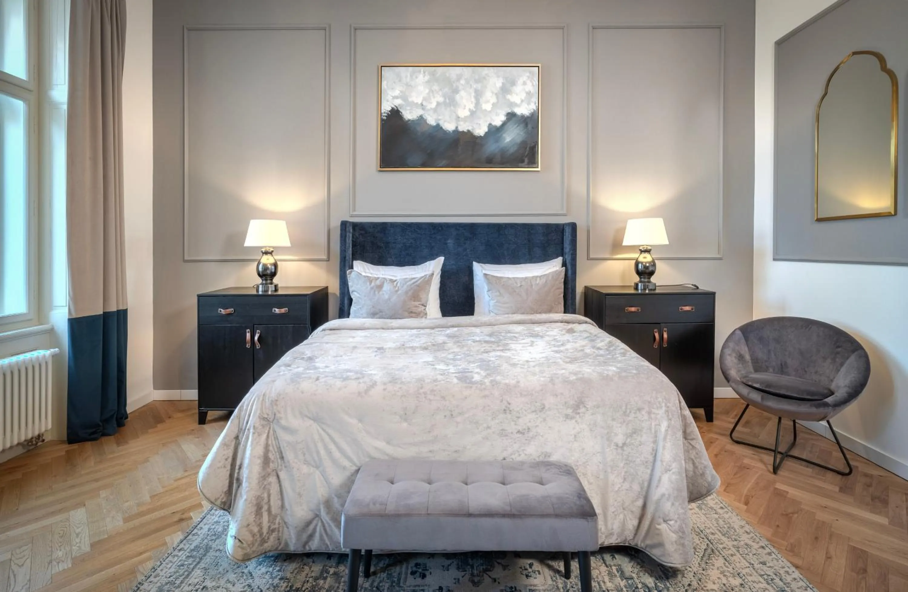 Bed in River Dance Suites by Adrez