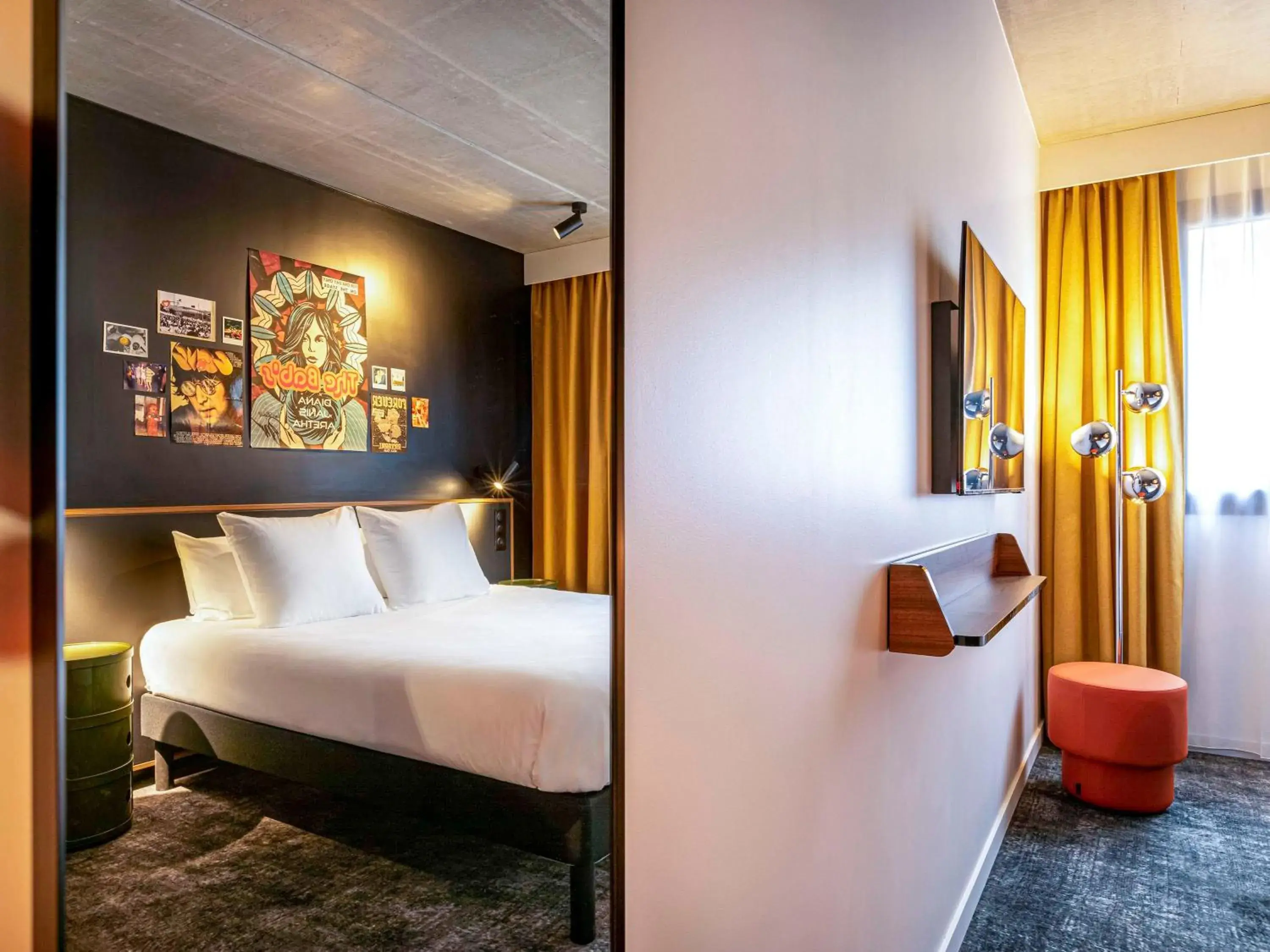 Bedroom, Bed in ibis Styles Paris Villejuif Bedroom, Bed in ibis Styles Paris Villejuif