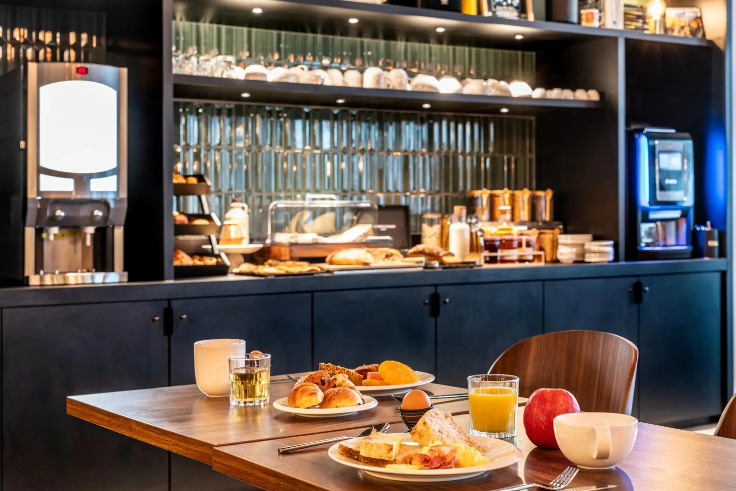 Buffet breakfast in ibis Styles Paris Villejuif Buffet breakfast in ibis Styles Paris Villejuif