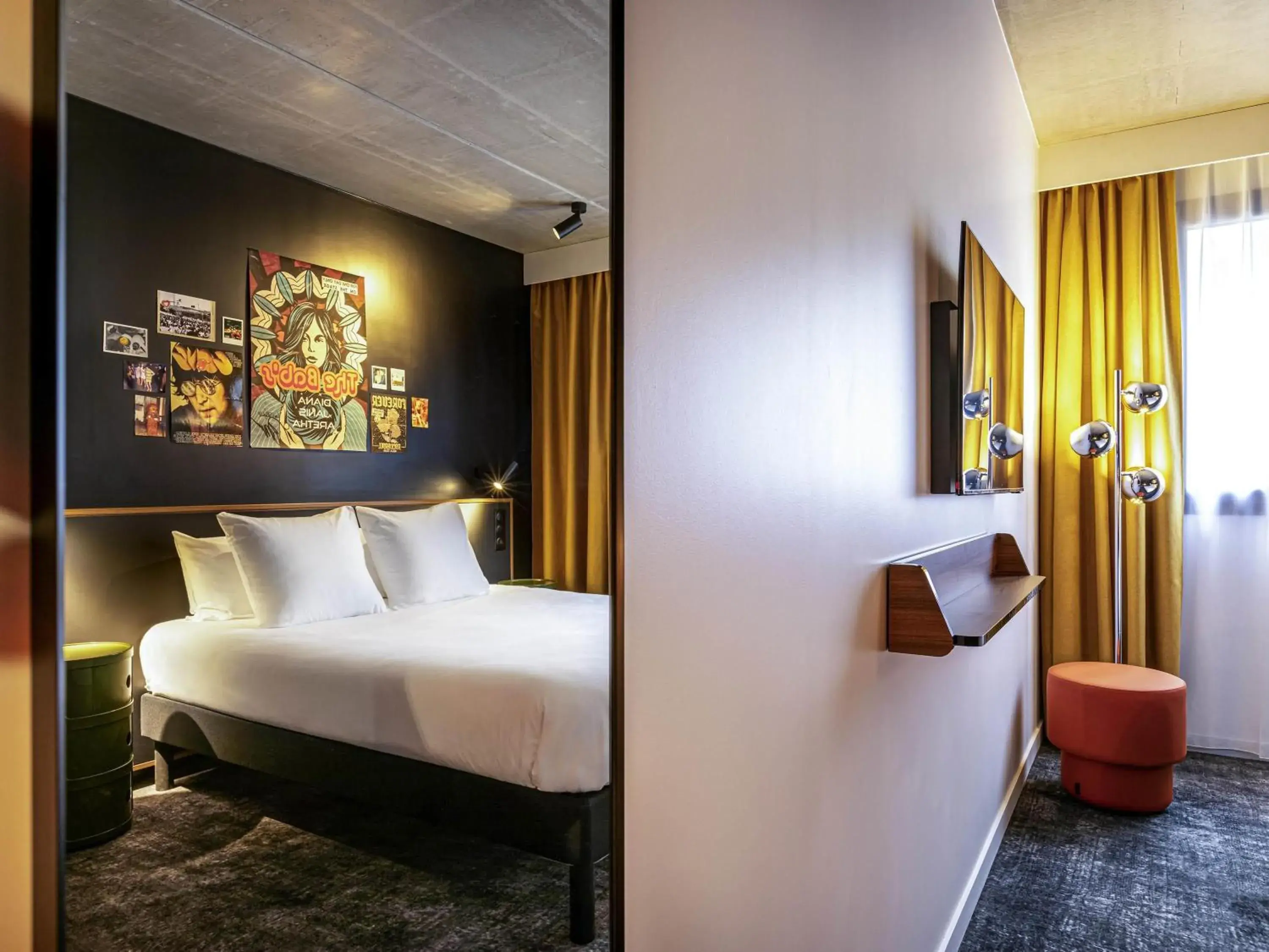 Bedroom, Bed in ibis Styles Paris Villejuif Bedroom, Bed in ibis Styles Paris Villejuif